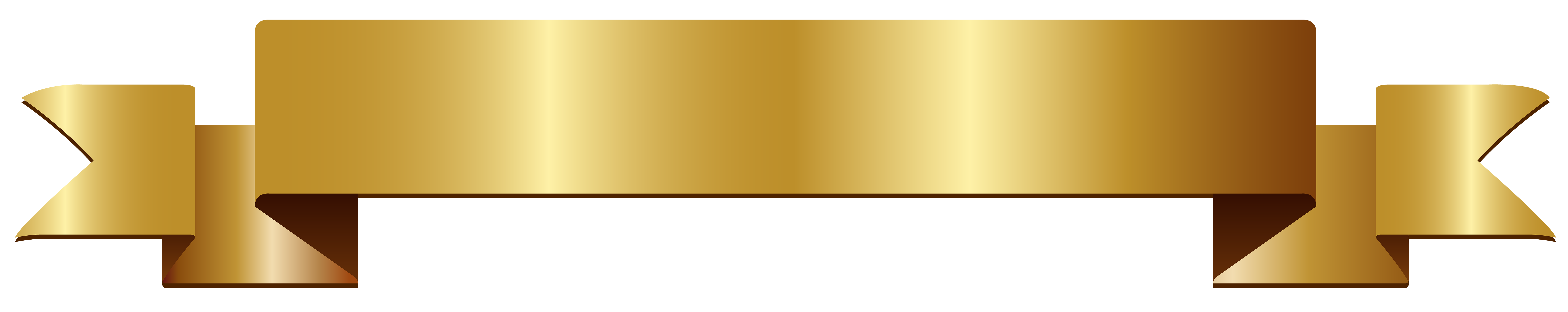 Gold Banner Transparent PNG Clip Art | Gallery Yopriceville - High