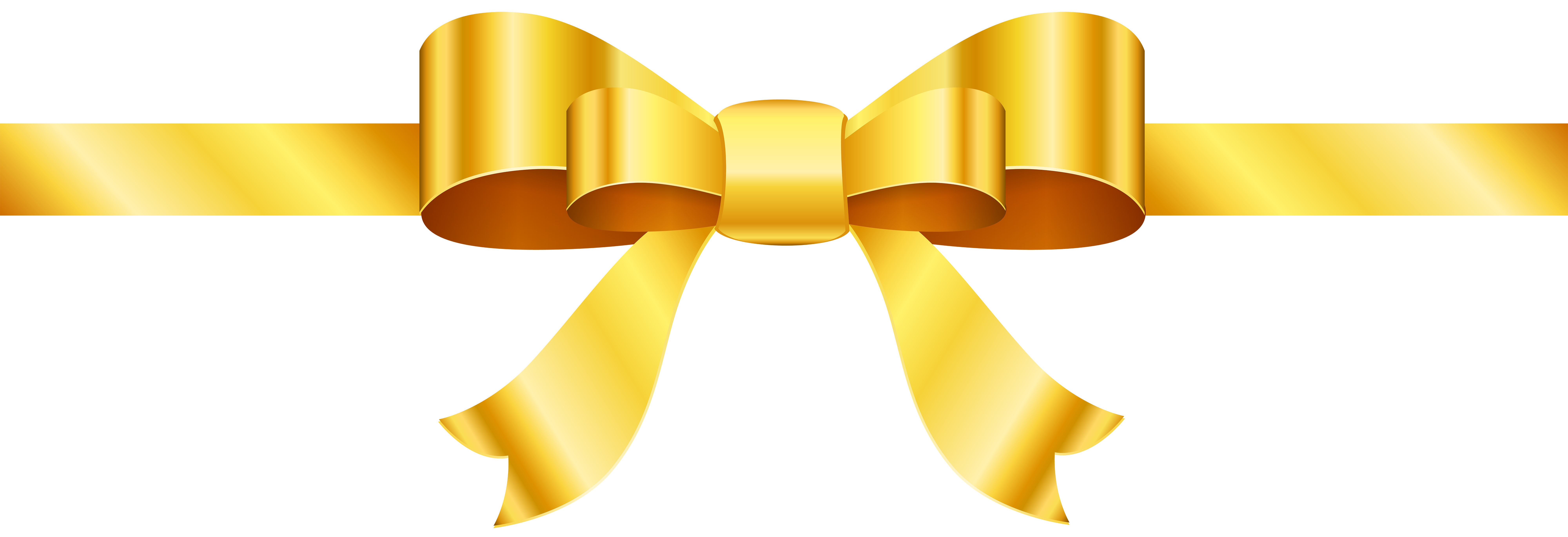 Gold Bow PNG Clip Art Image​ Gallery Yopriceville - High-Quality Free  Images and Transparent PNG Clipart, Gold Bow 