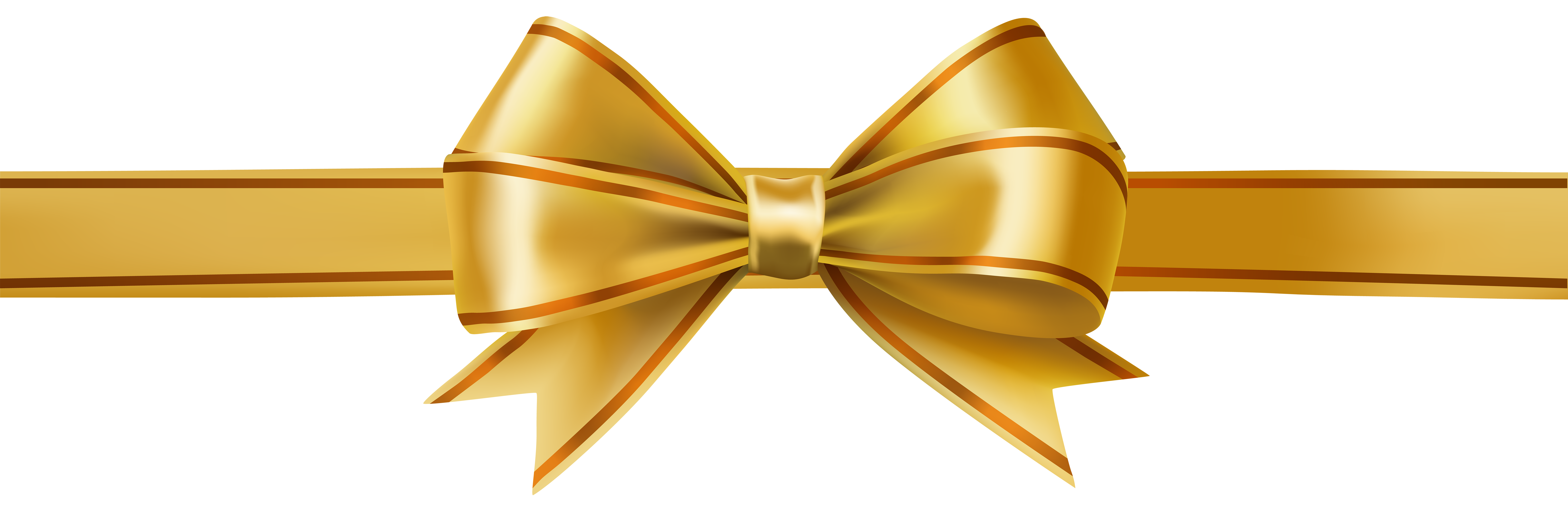 Golden Bow PNG Clip Art Image | Gallery Yopriceville - High-Quality