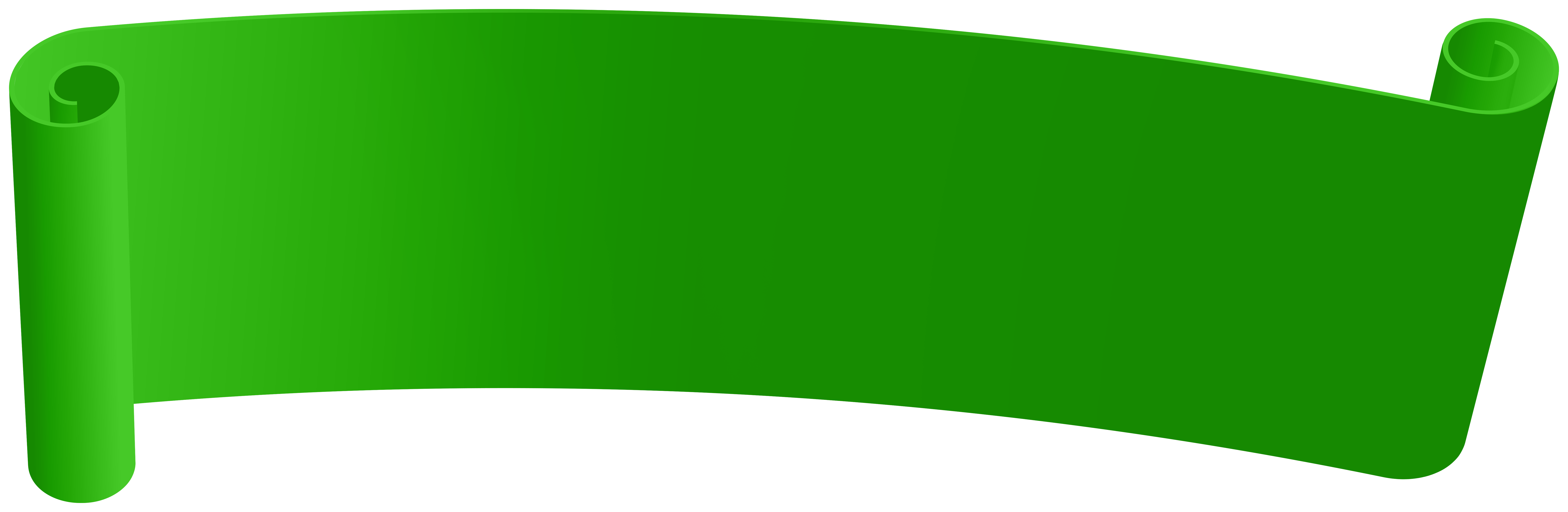 Green Banner Clip Art