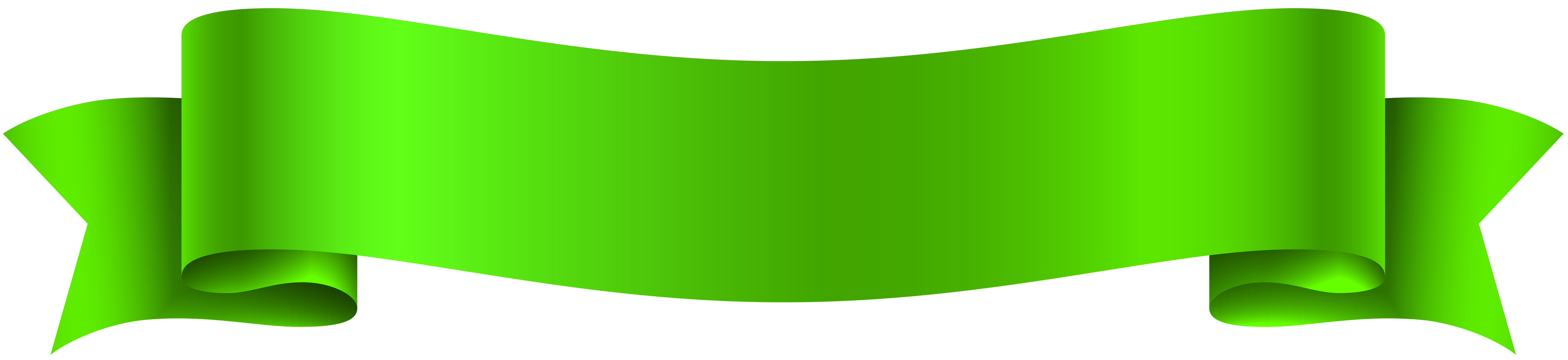 green ribbon banner