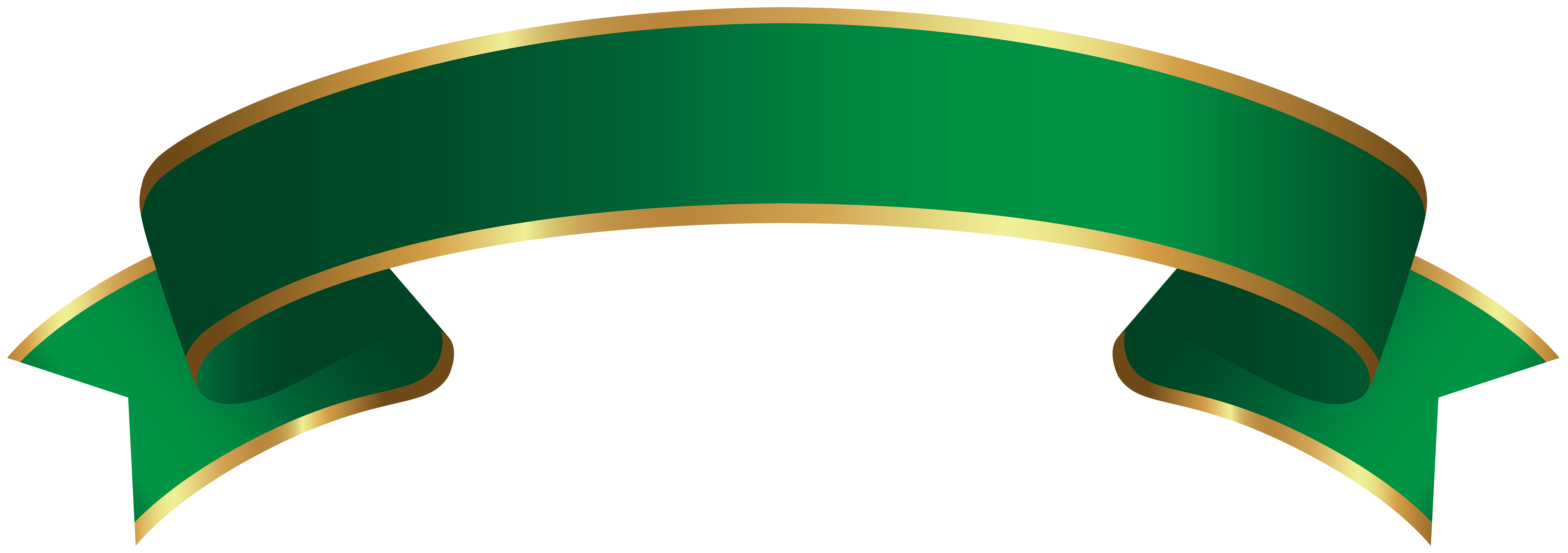 green gold banner transparent clip art gallery green ribbon banner