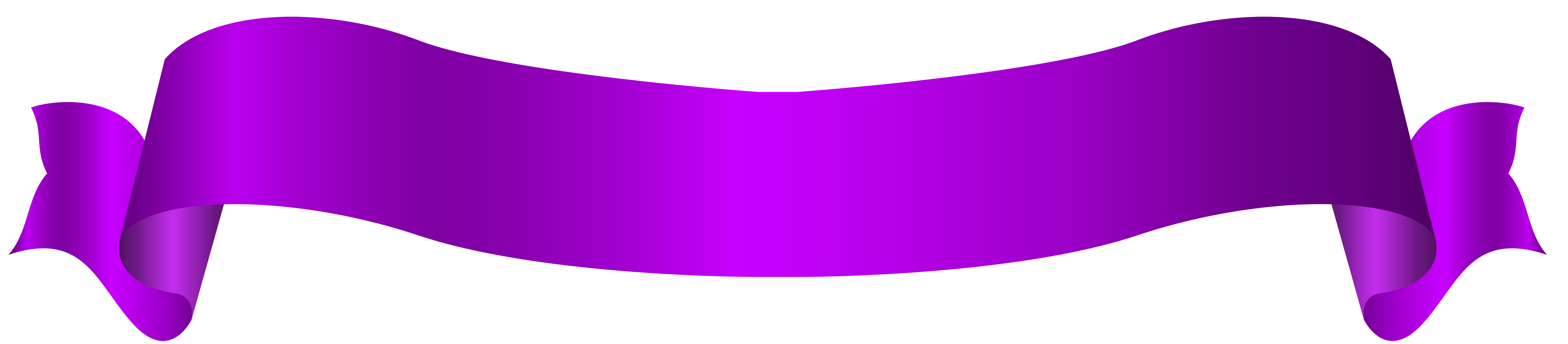 Long Purple Banner PNG Transparent Clip Art Image | Gallery