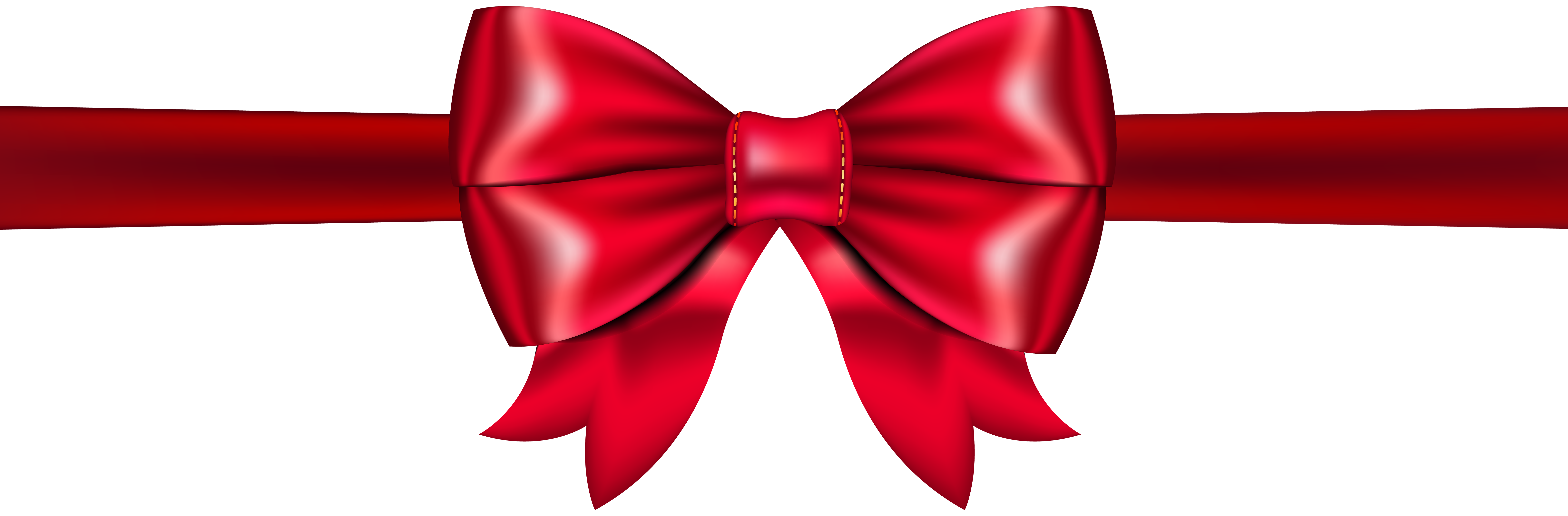 Red bow png sticker, cute