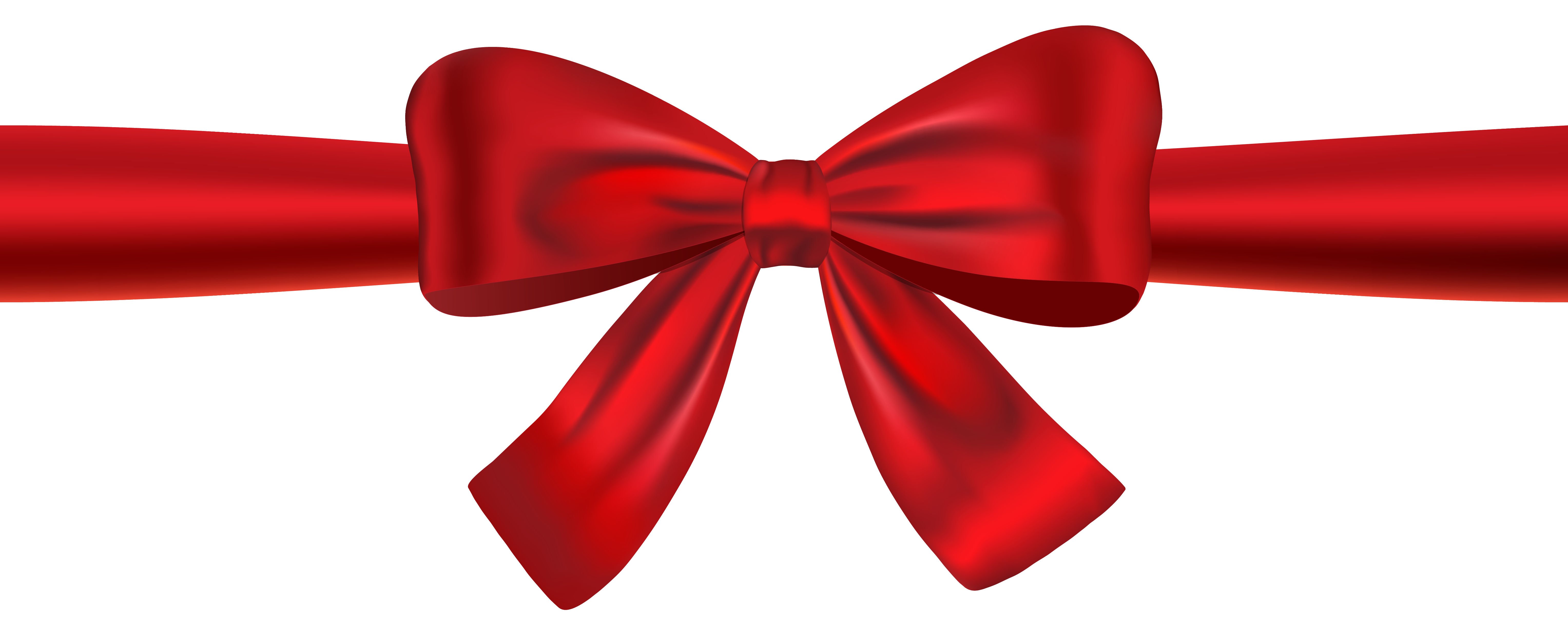 Red bow and ribbon on transparent background PNG - Similar PNG, Red Bows 