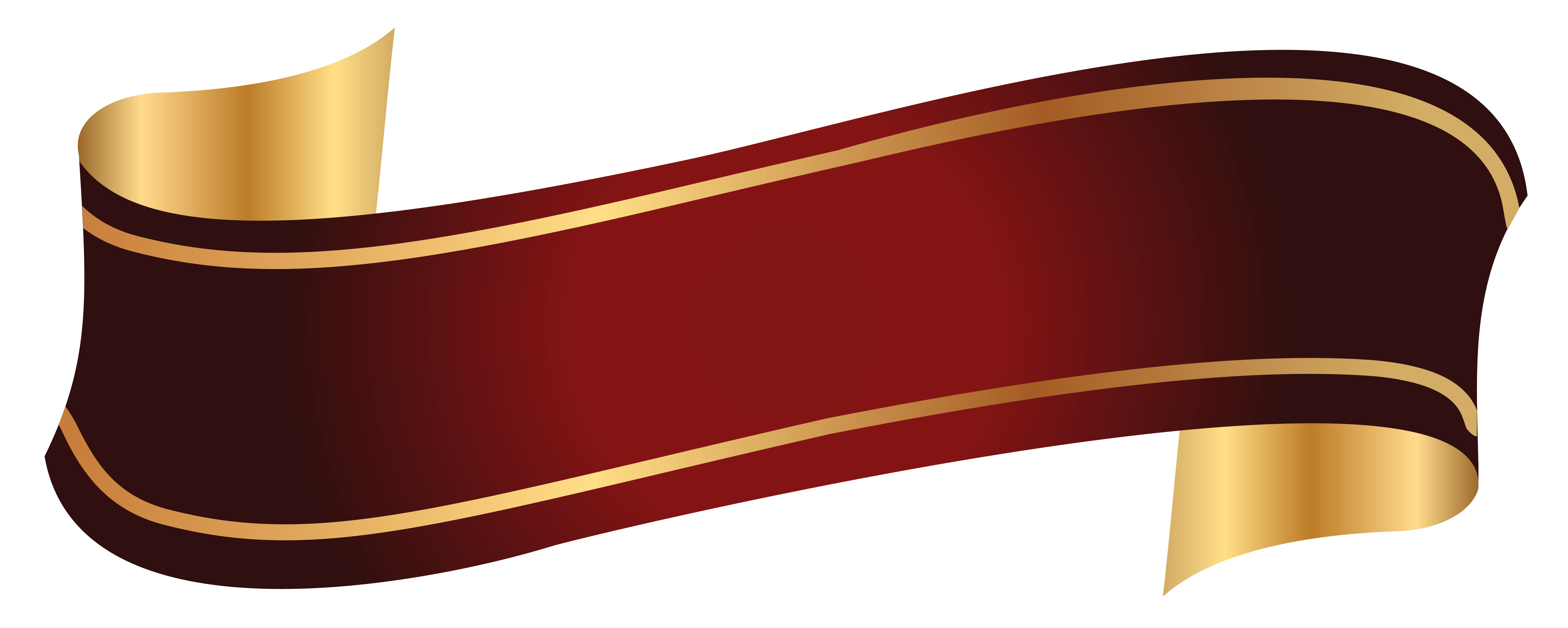 red and gold ribbon