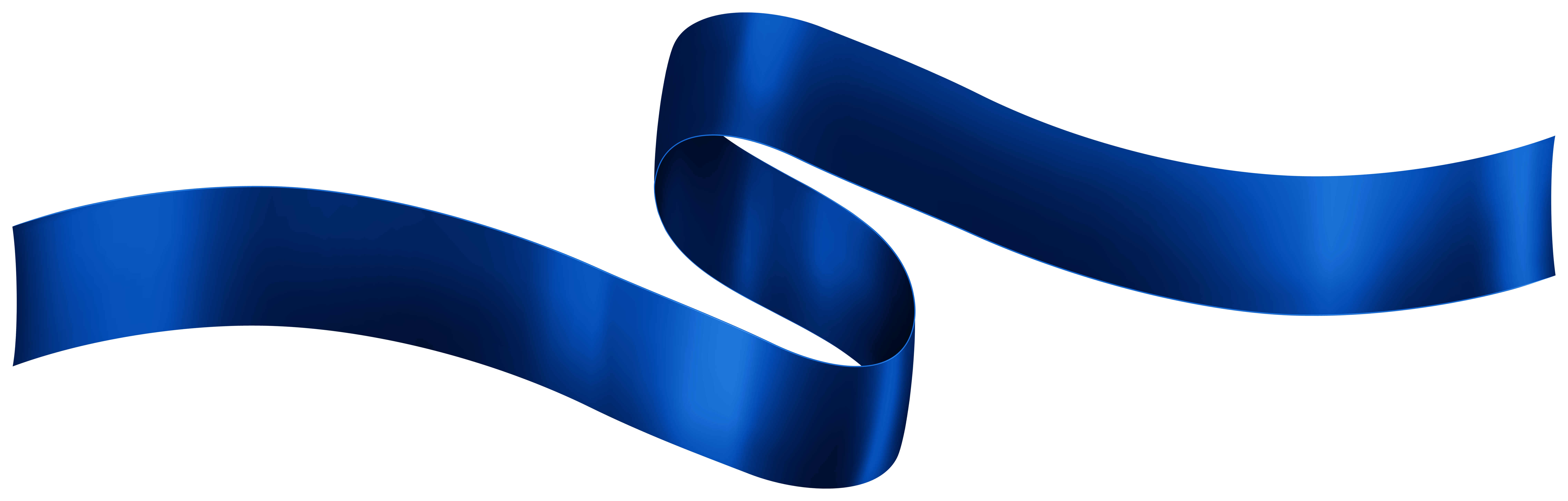 Ribbon - Dark Blue Ribbon Png - Free Transparent PNG Clipart Images Download