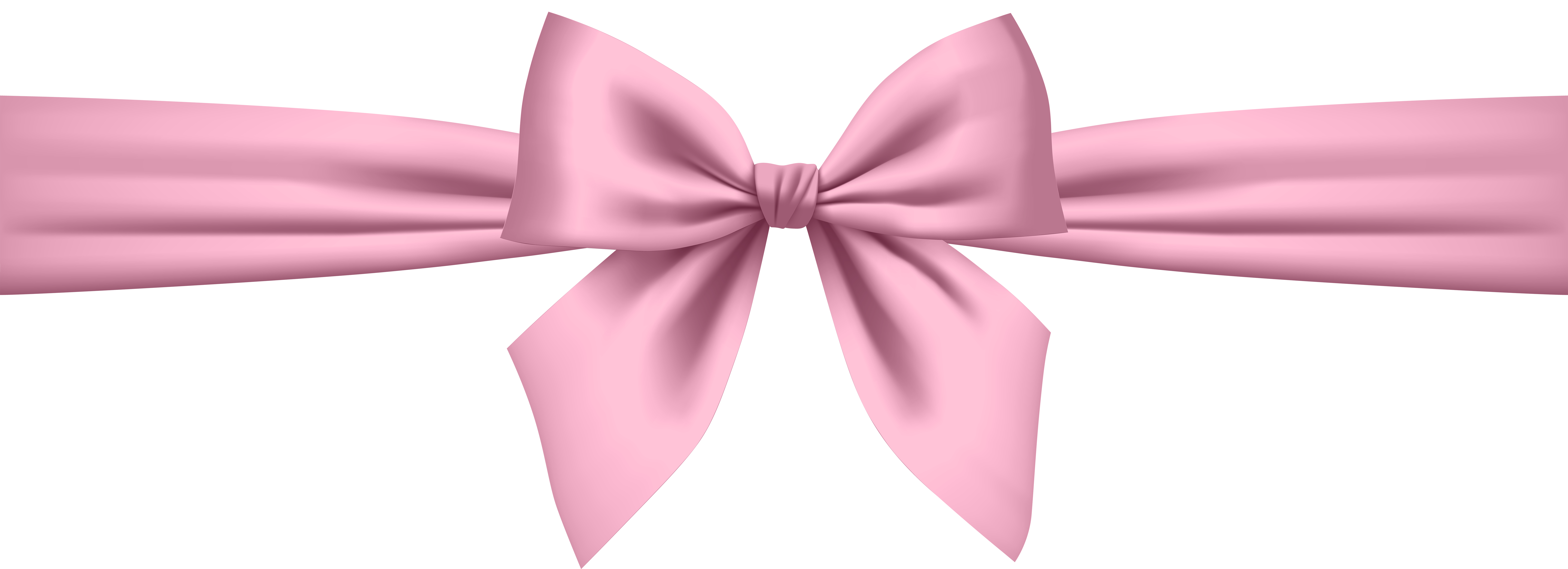 Pink Ribbon Bow Png