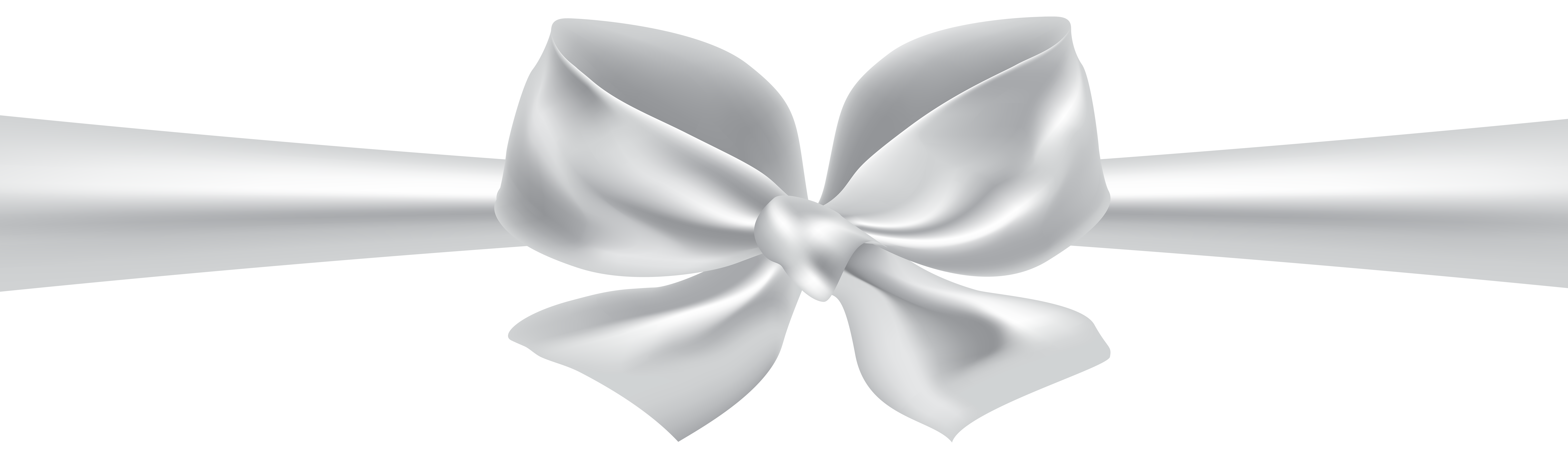 White Bow PNG Clip Art Image​  Gallery Yopriceville - High