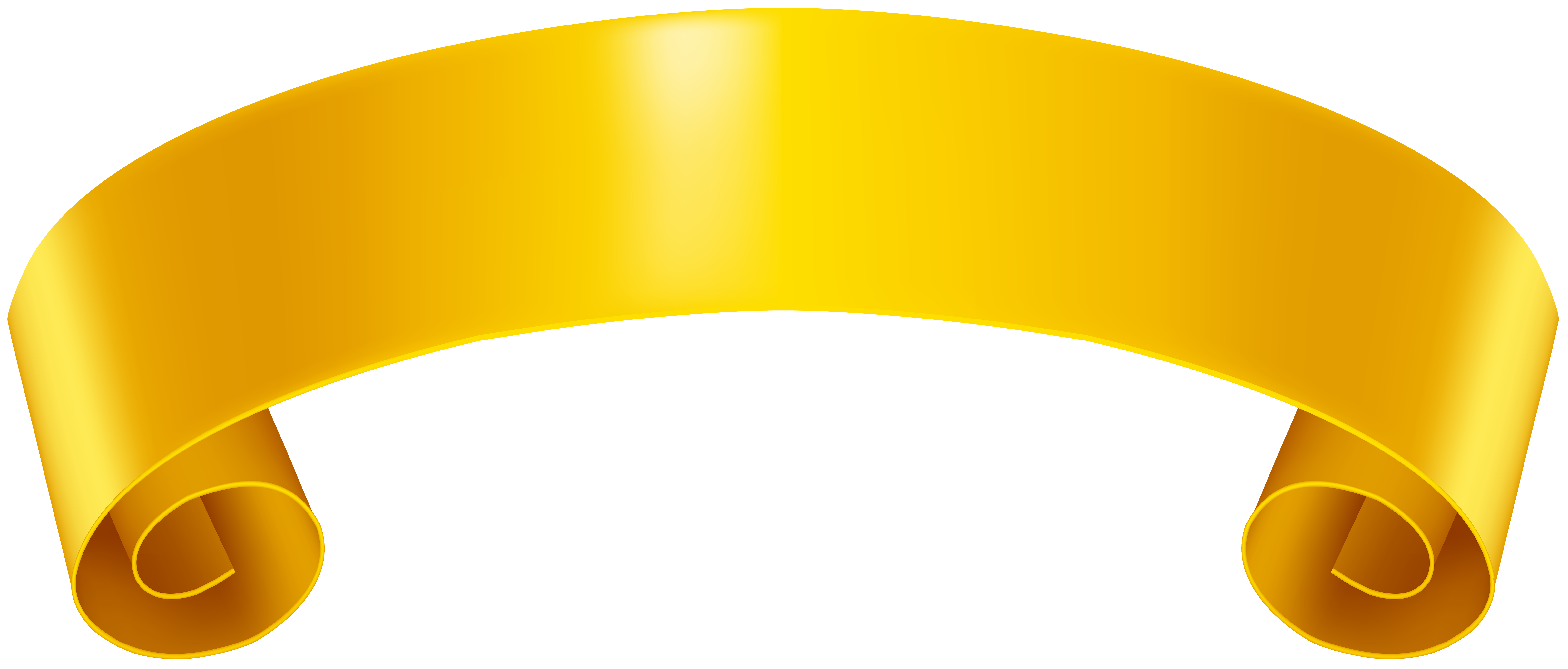 Yellow Banner Png Free Logo Image
