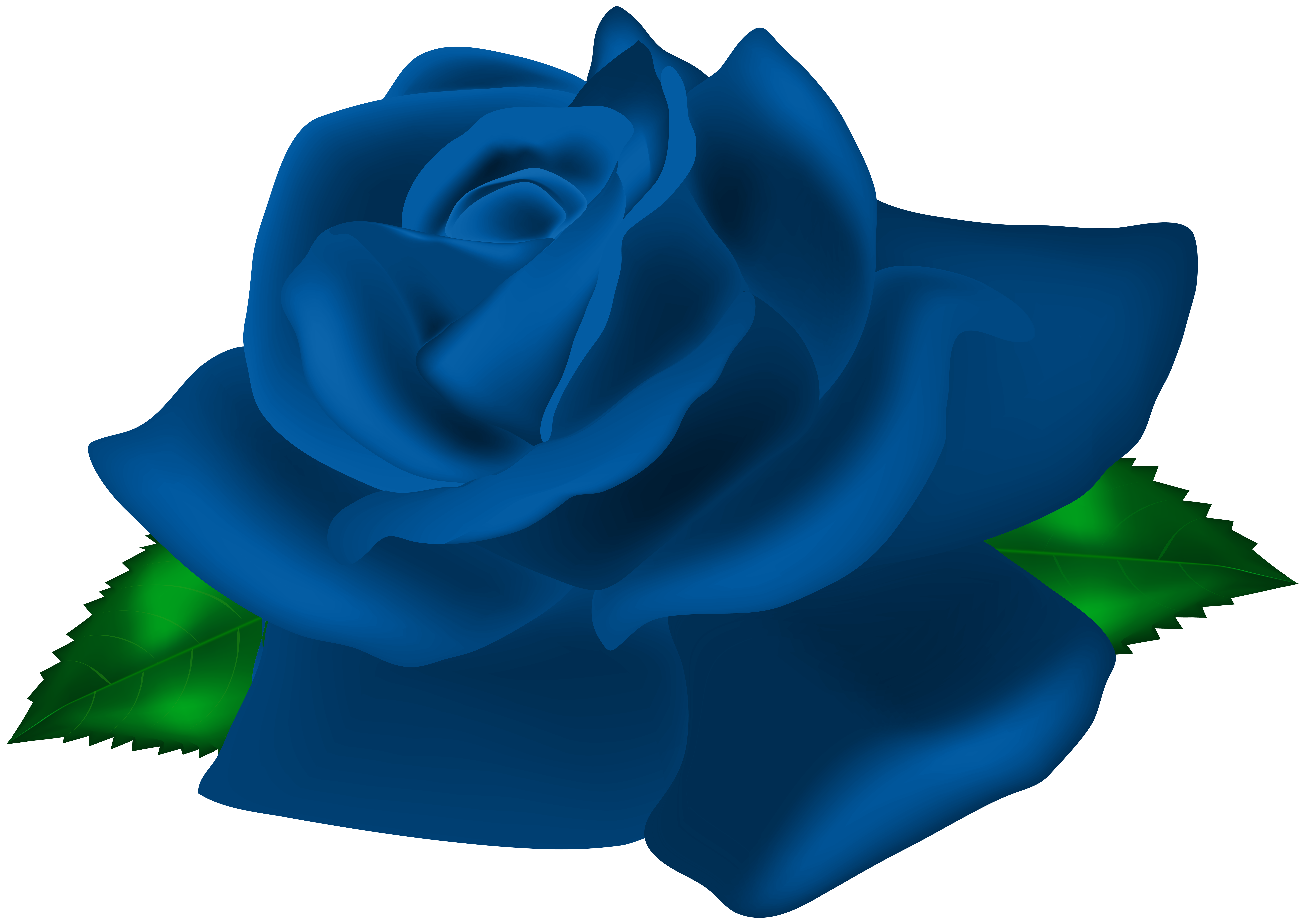 Blue Rose Deco PNG Clip Art Image | Gallery Yopriceville - High-Quality ...