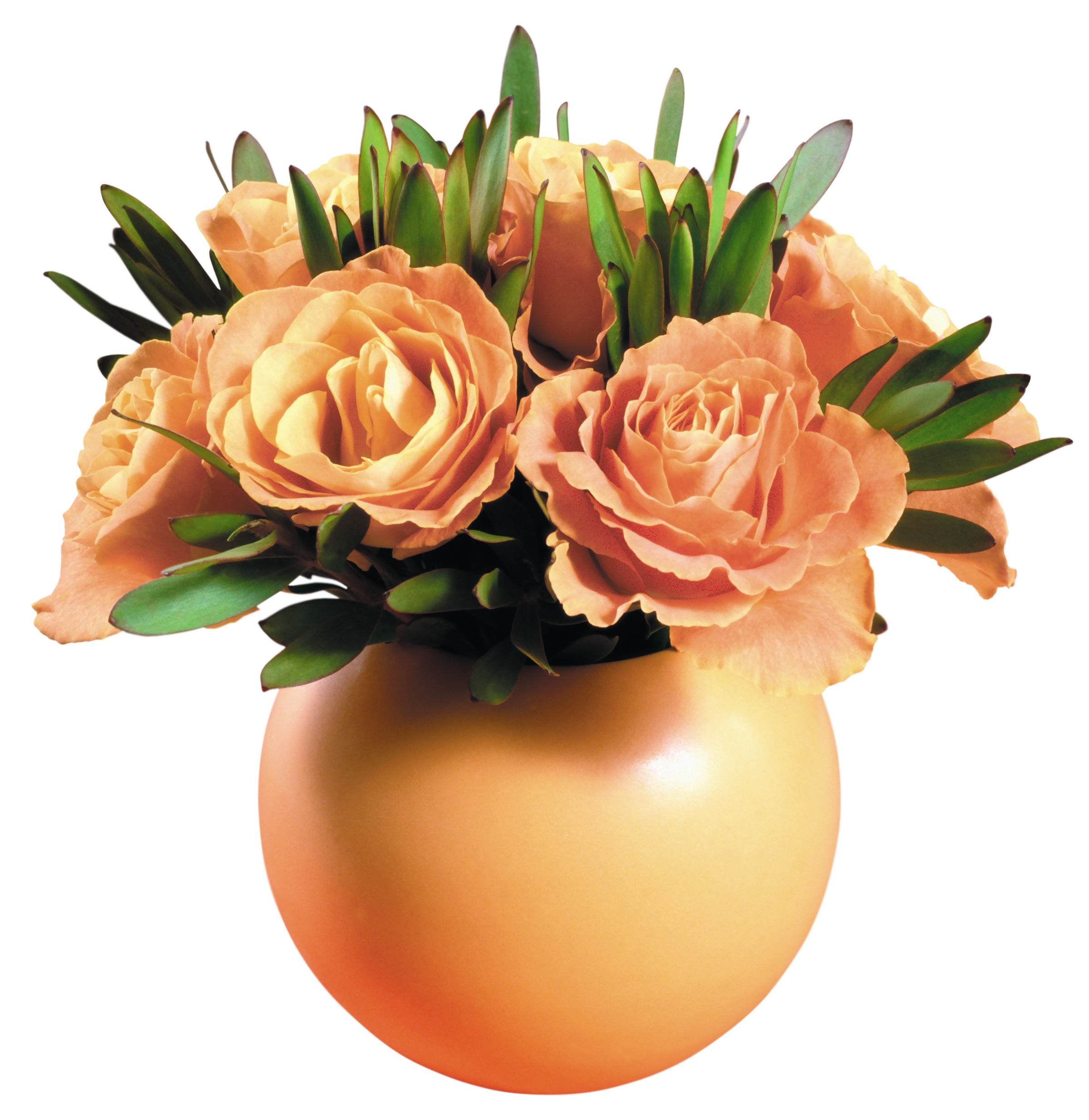 Yellow Rose Vase Transparent PNG Picture | Gallery Yopriceville - High