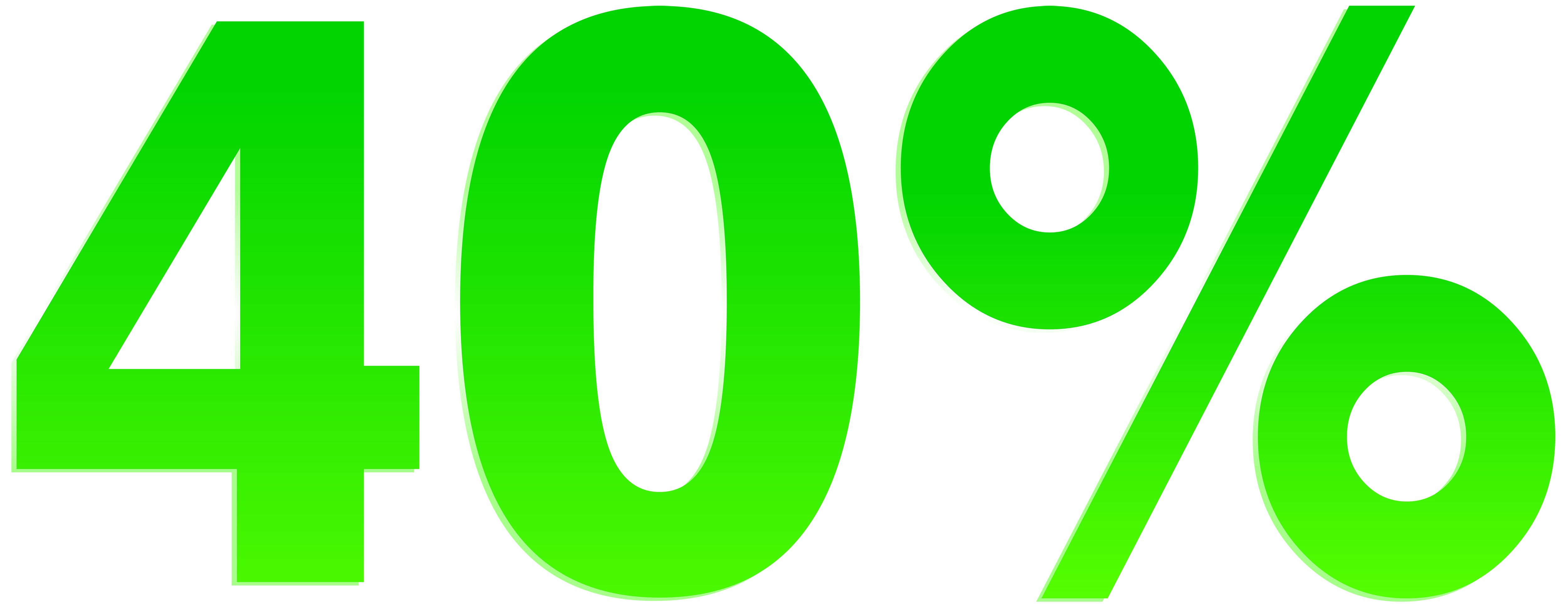 40 off sale transparent