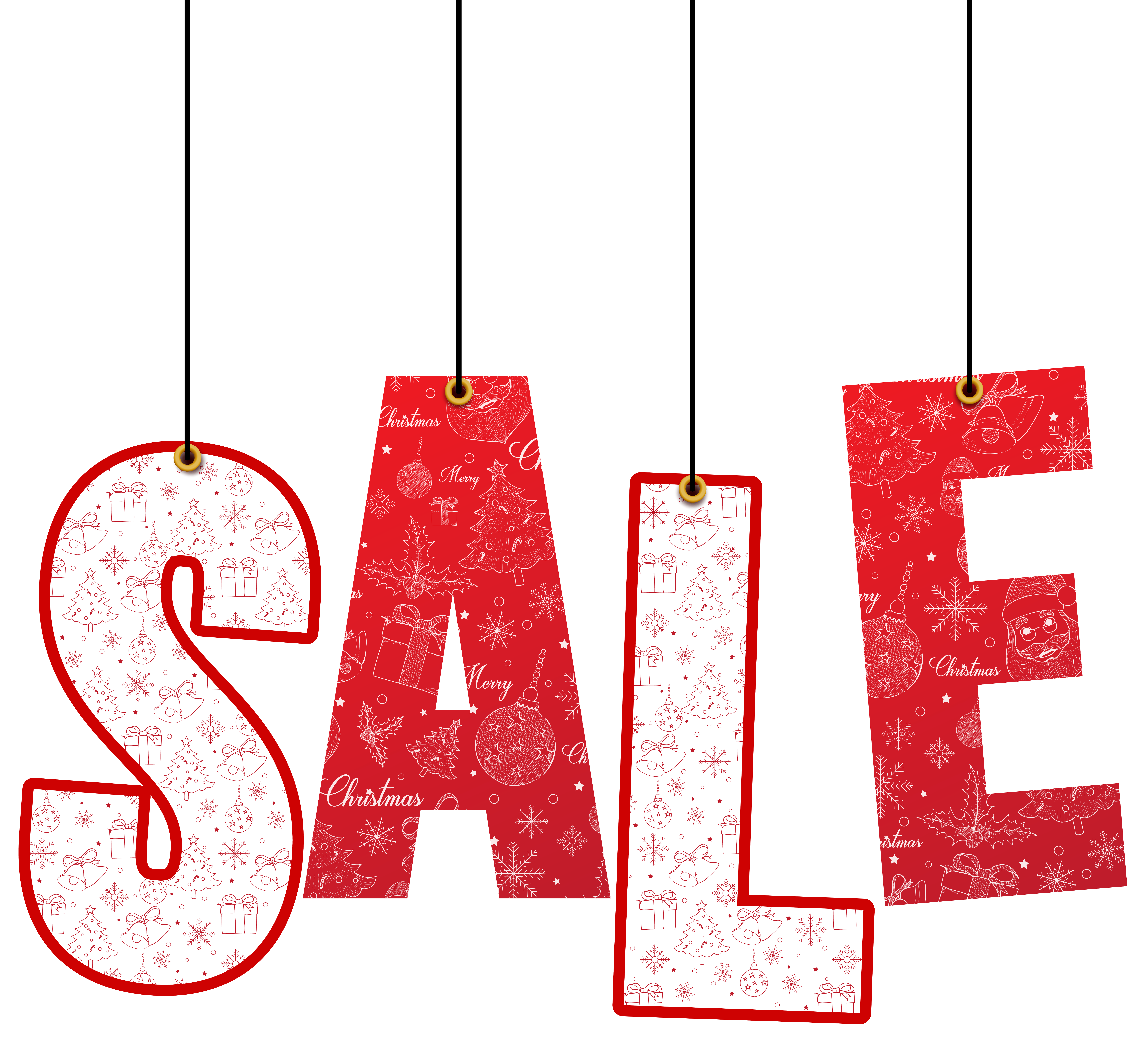 christmas hanging sale decoration png clip art image sale clip art