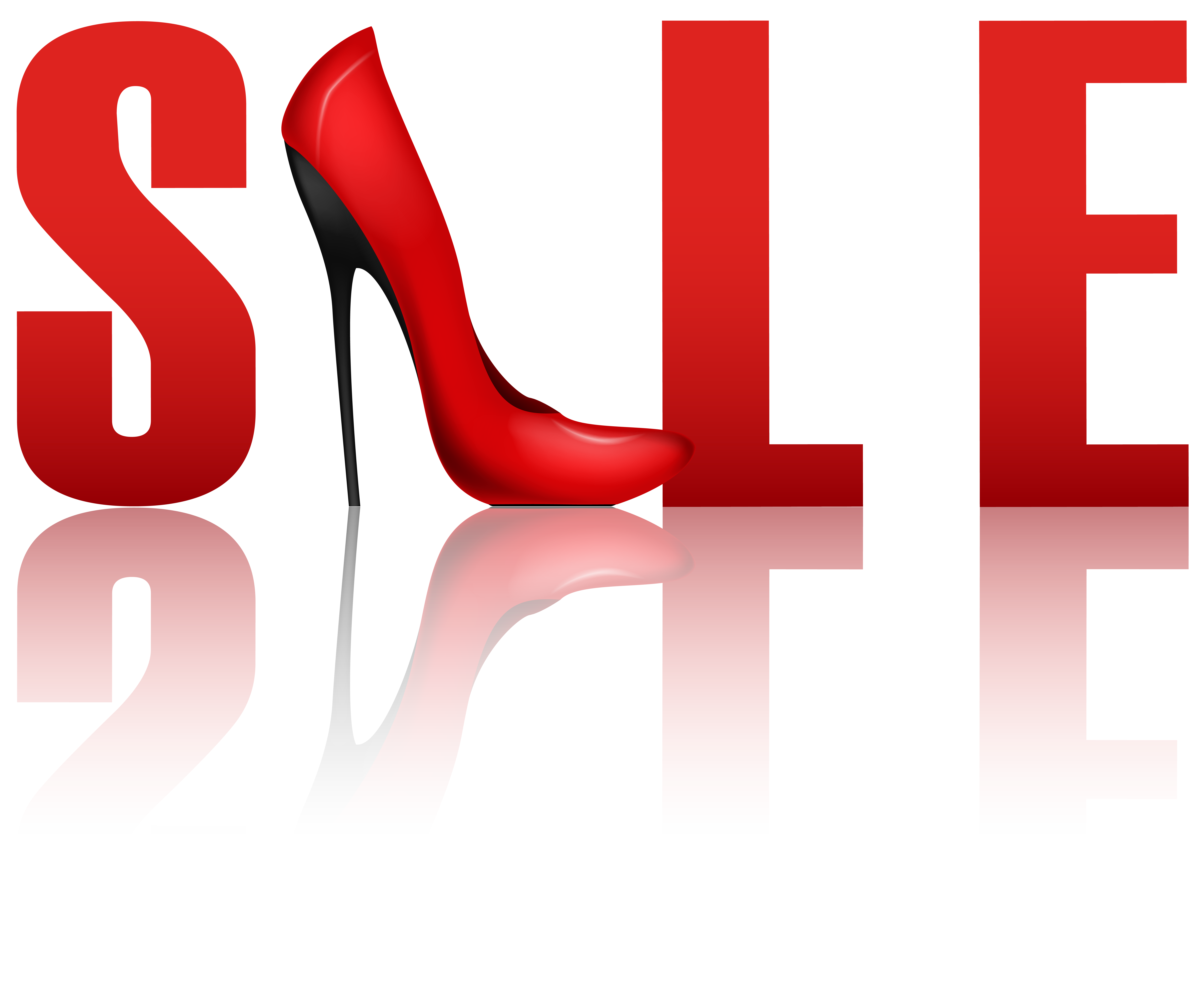 Sale With Red Heel Transparent Png Clip Art Image -9740