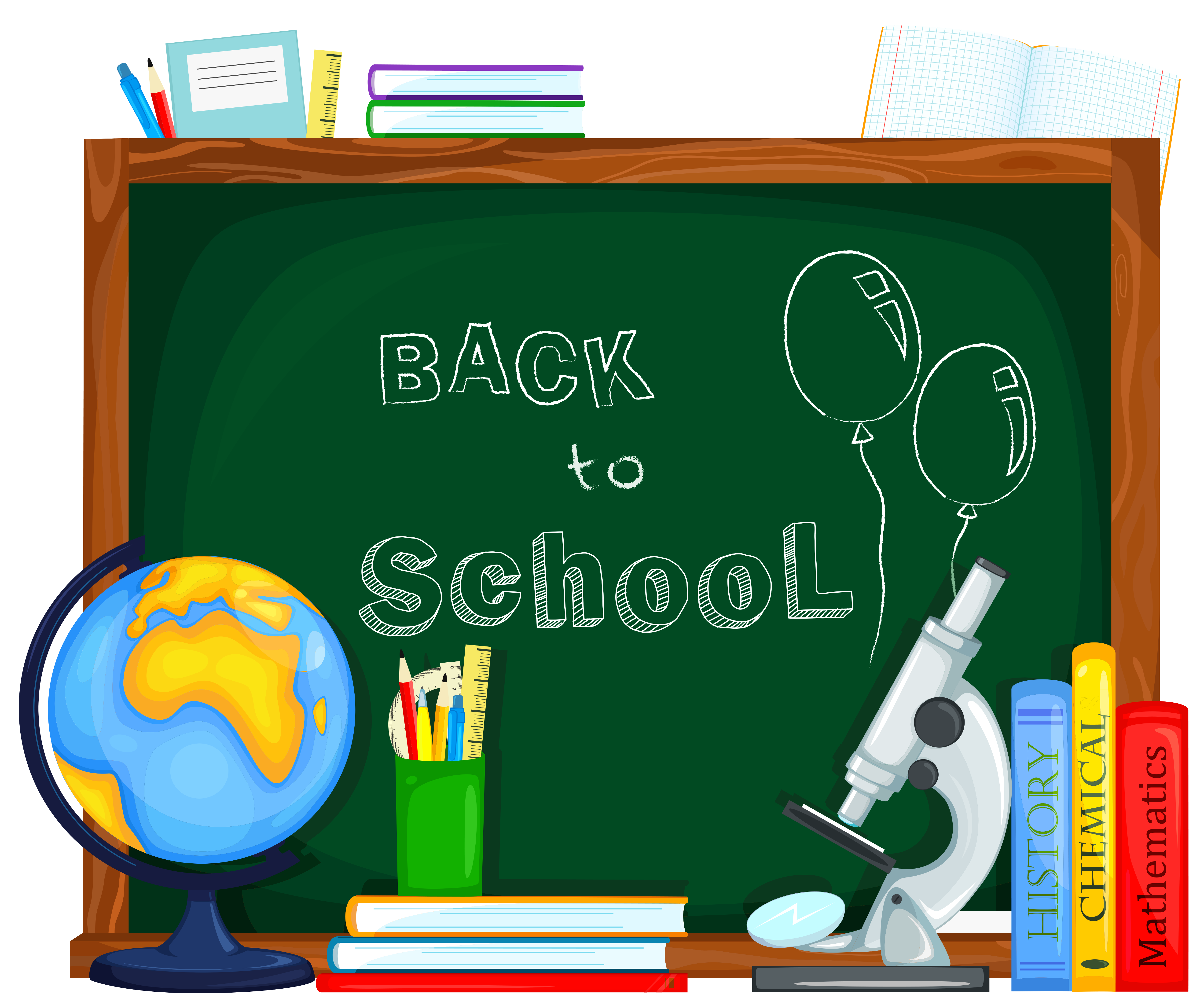 school clipart background