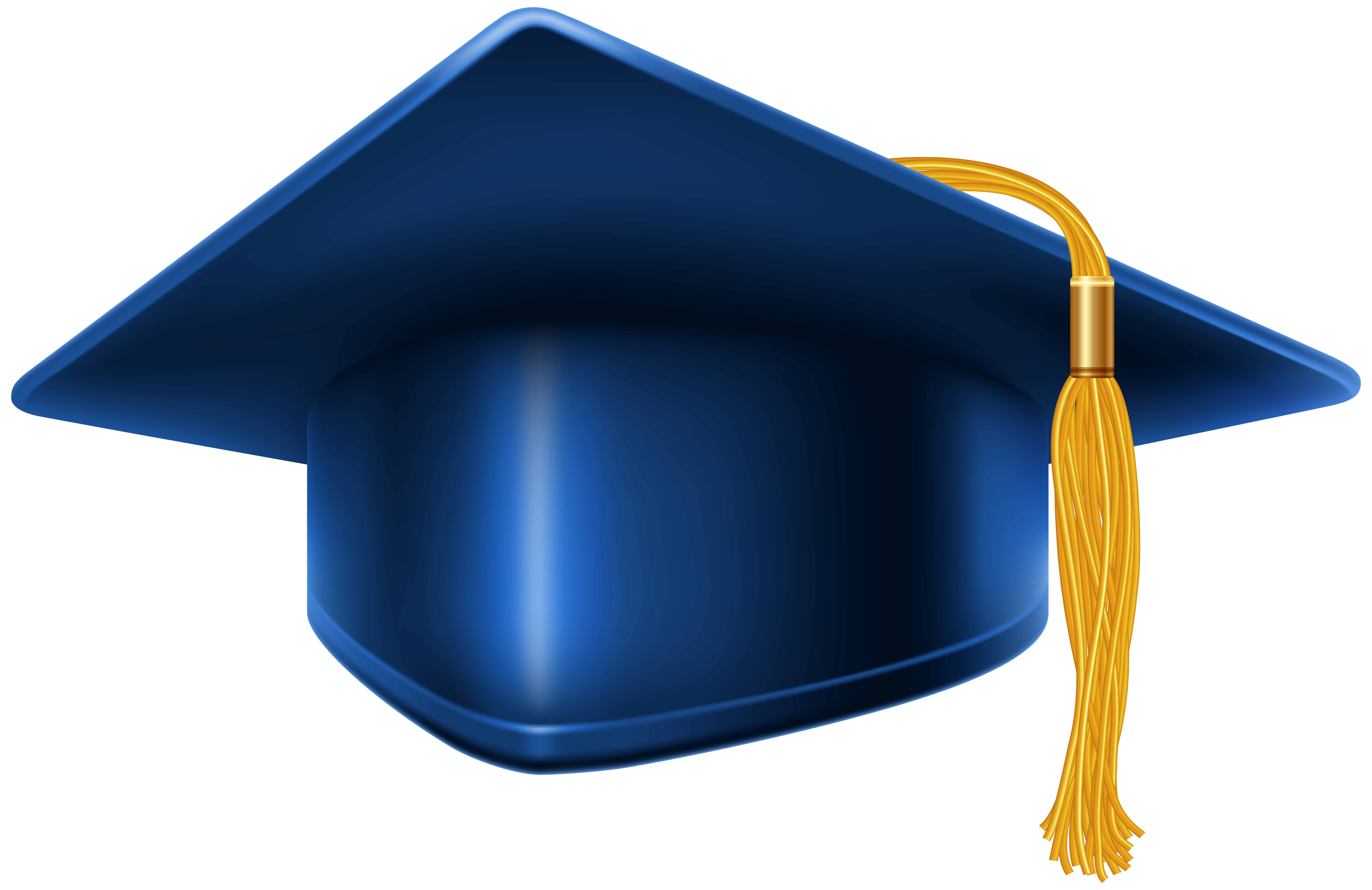 Blue Graduation Cap PNG Clip Art Image | Gallery Yopriceville - High