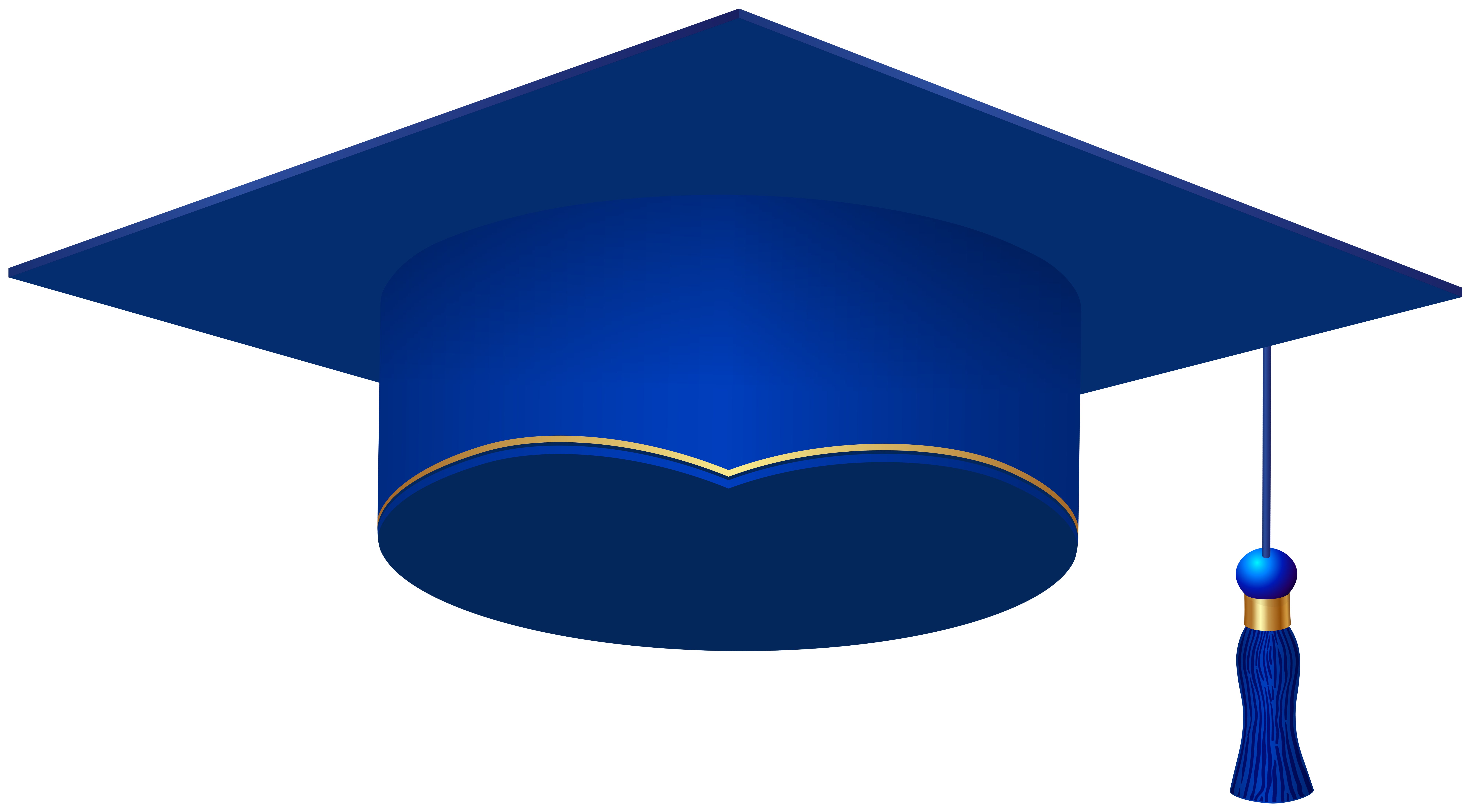 Blue Graduation Cap PNG Clipart Gallery Yopriceville HighQuality Images and Transparent PNG