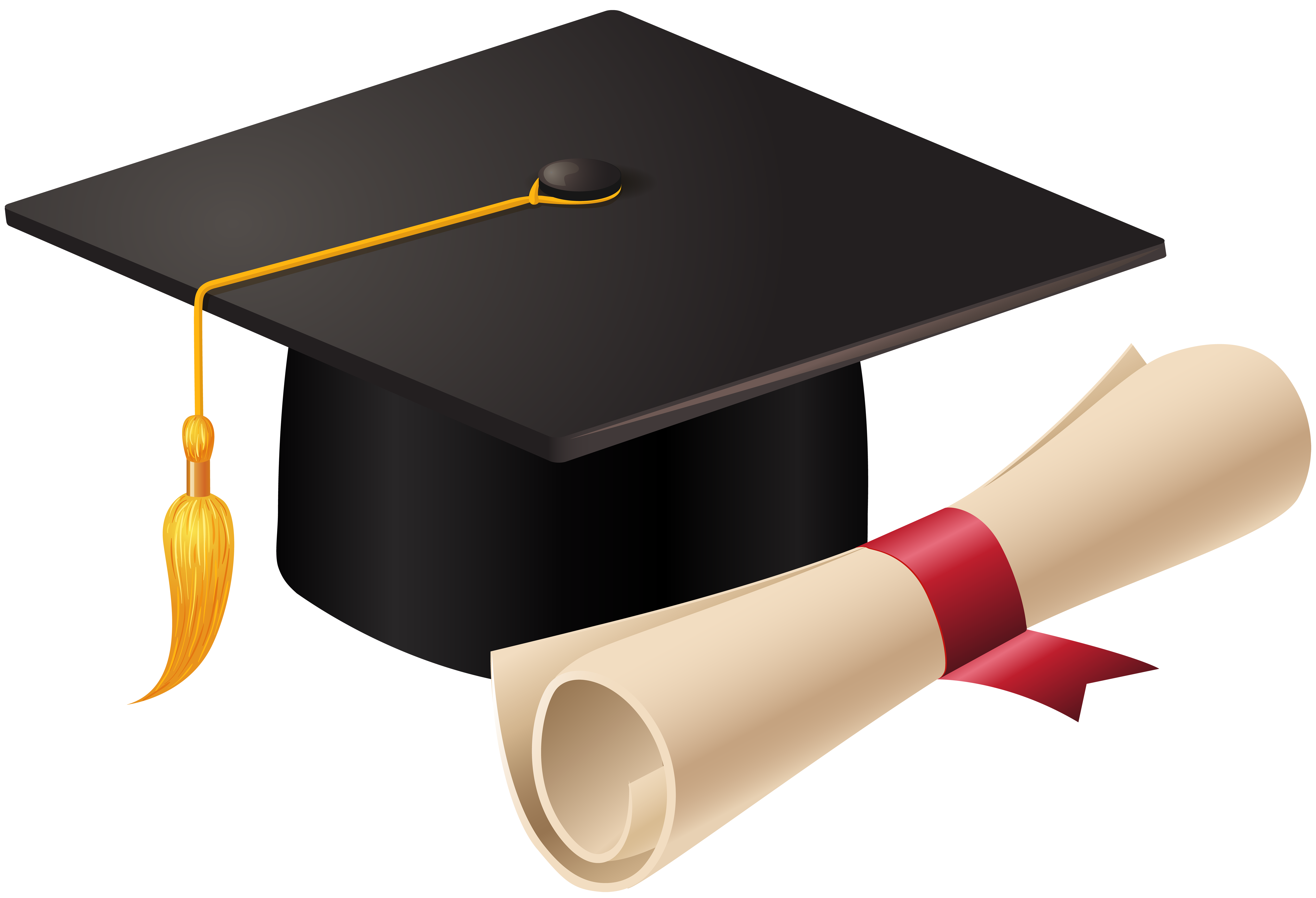 Graduation Cap and Diploma PNG Clip Art | Gallery Yopriceville - High ...