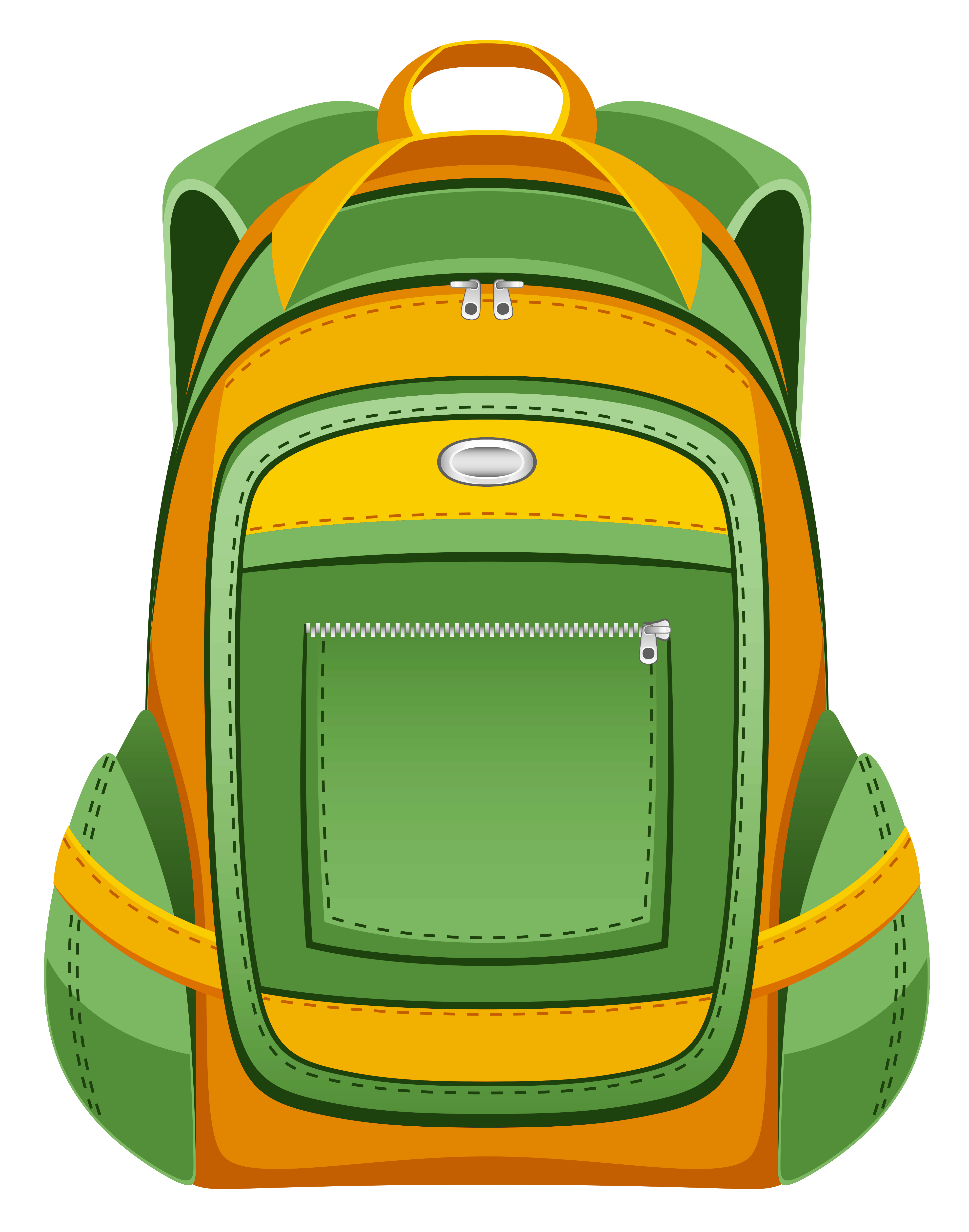 Backpack Cliparts | Back to School Bag Clip Arts | Colorful Backpacks Clip  Arts
