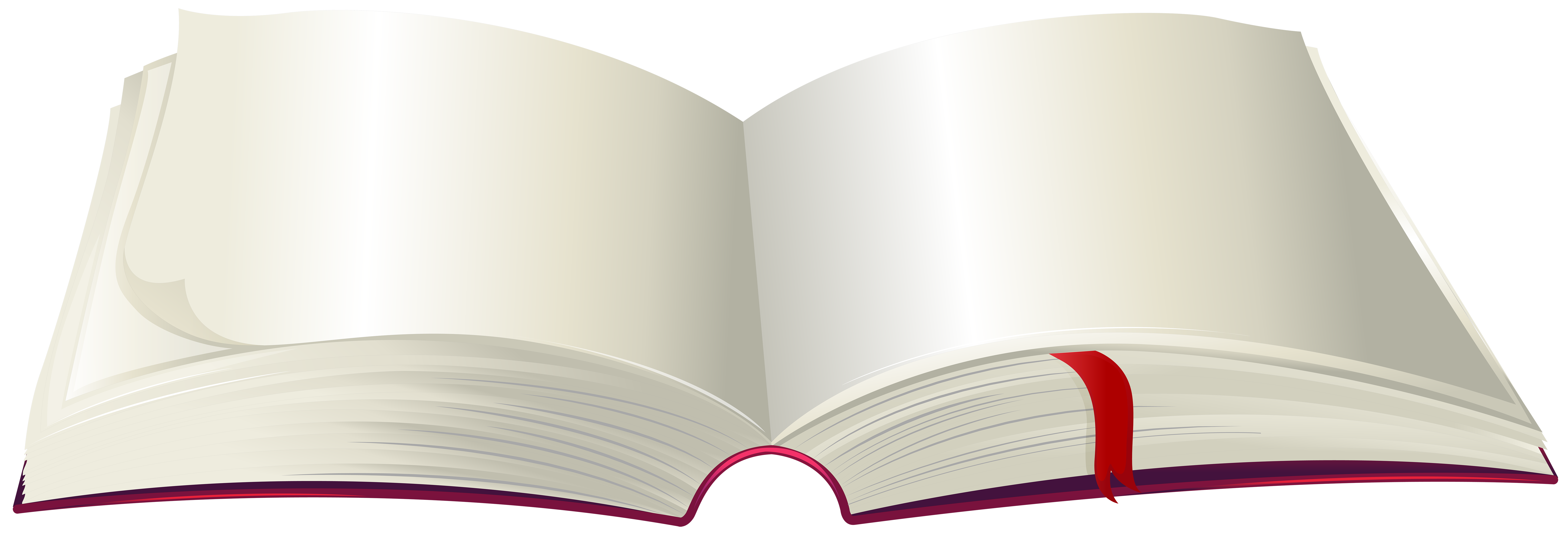 free clipart of an open book