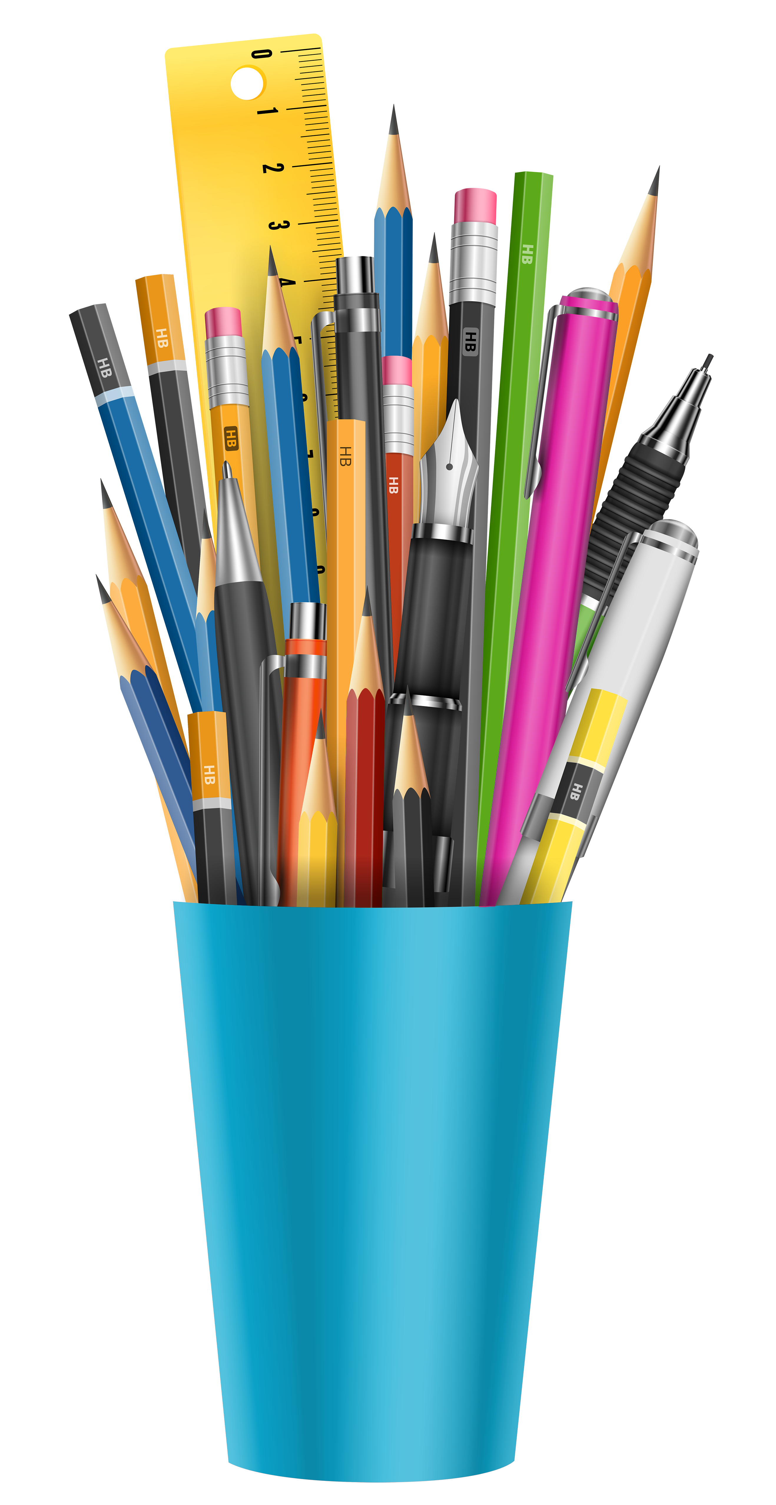 Pencil Cup PNG Clipart Picture​
