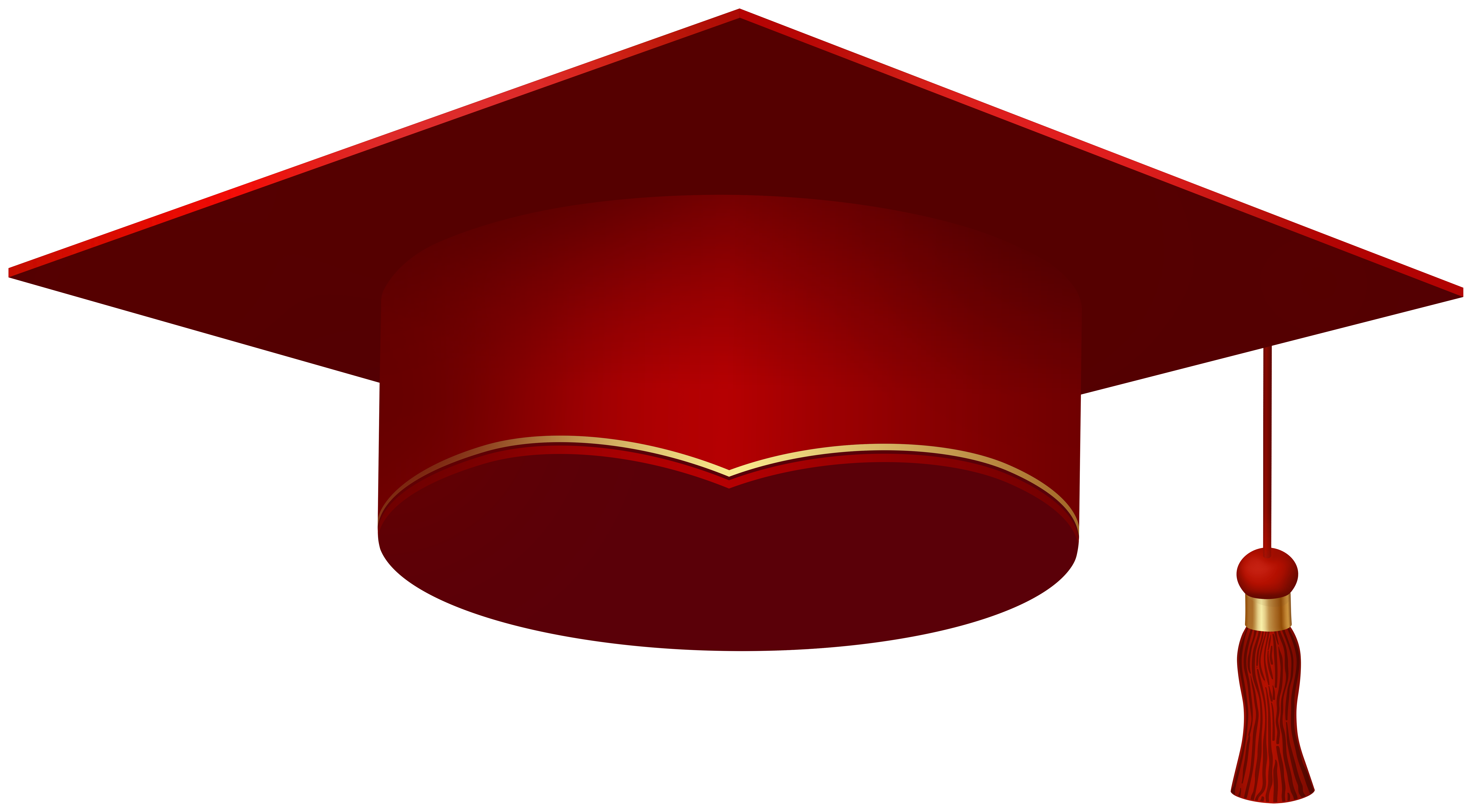 Diploma Red Graduation Cap Clipart | peacecommission.kdsg.gov.ng