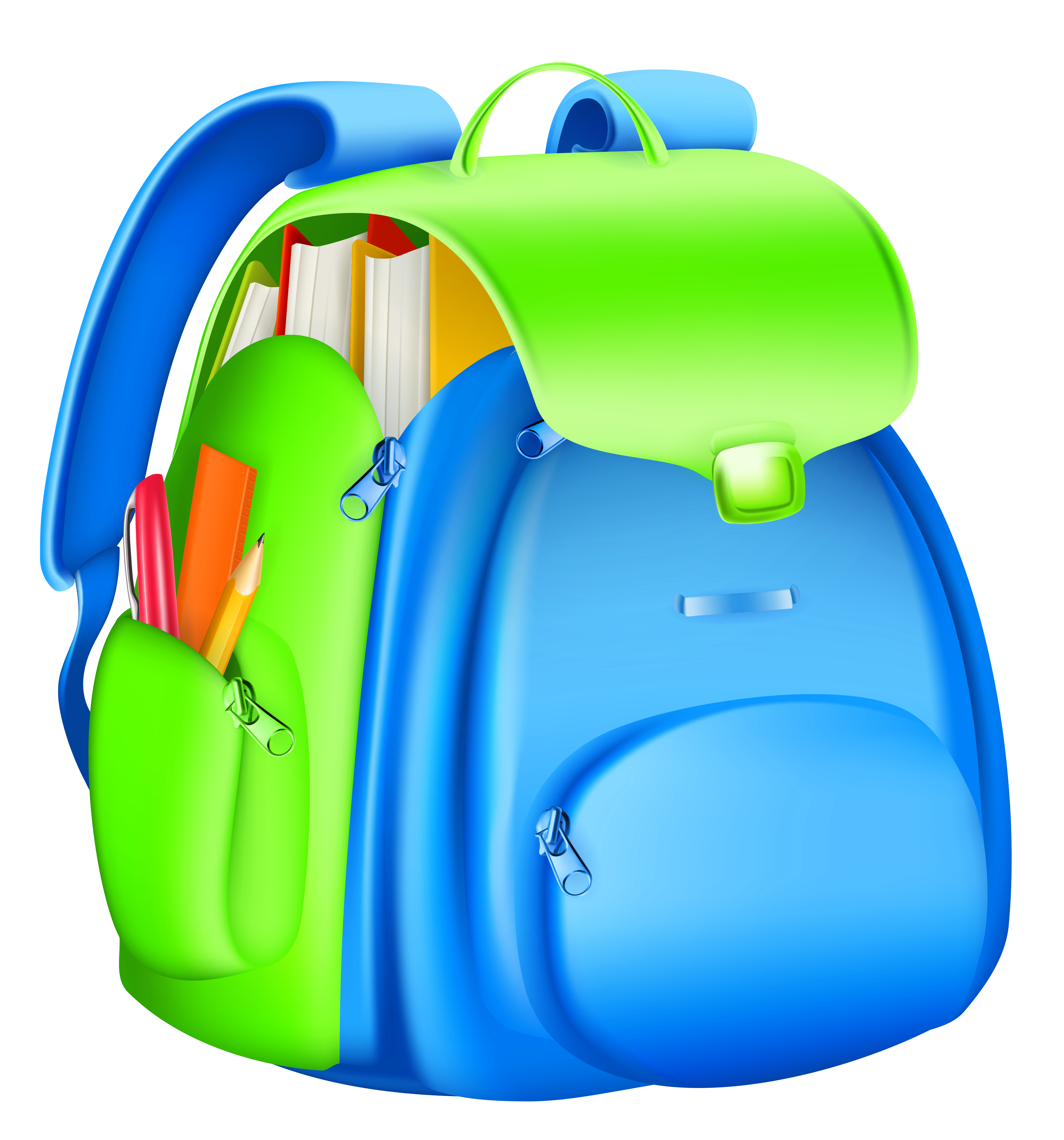 School Backpack Clipart | Gallery Yopriceville - High-Quality Images