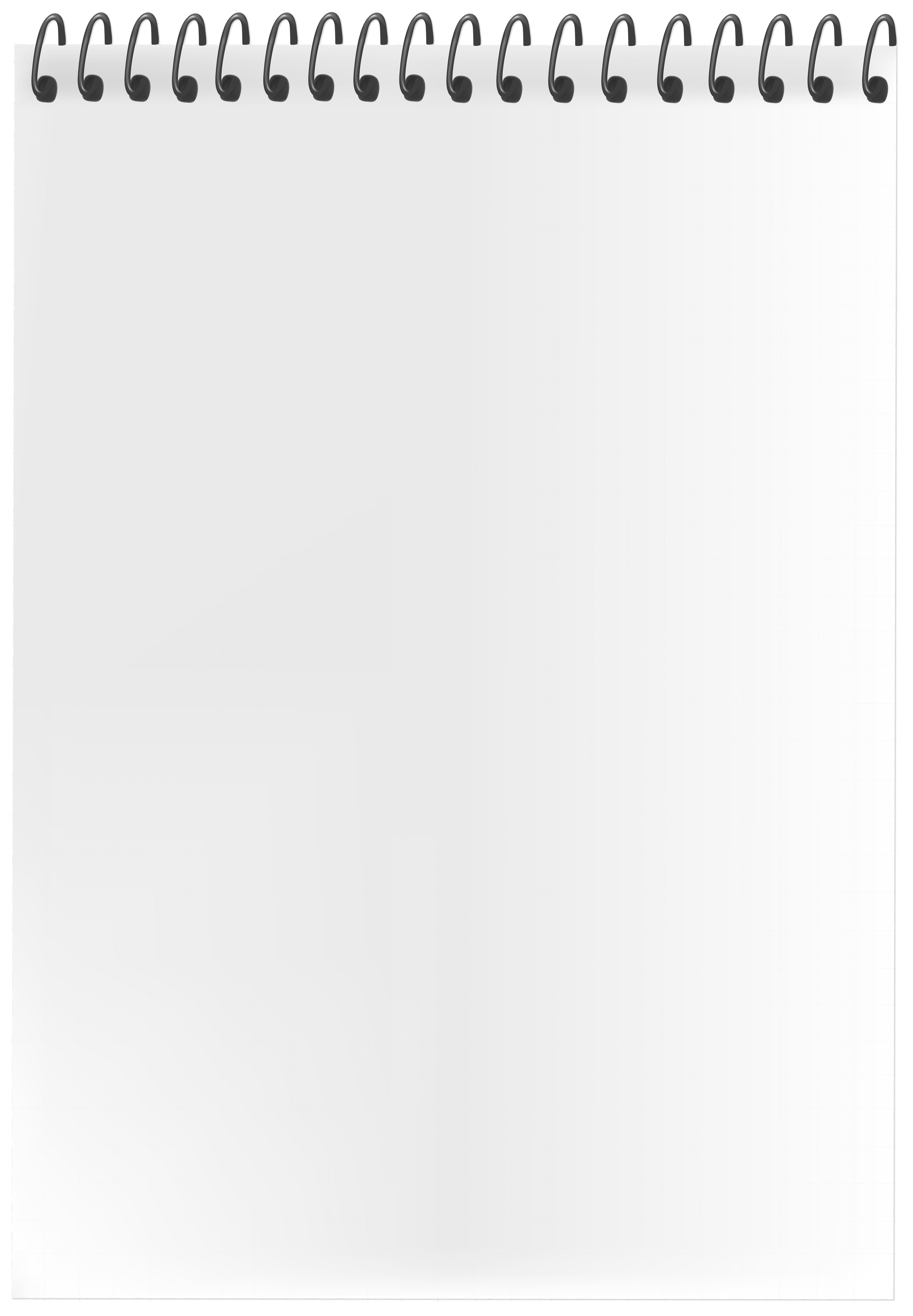Spiral Blank Page PNG Clip Art Image​  Gallery Yopriceville - High-Quality  Free Images and Transparent PNG Clipart