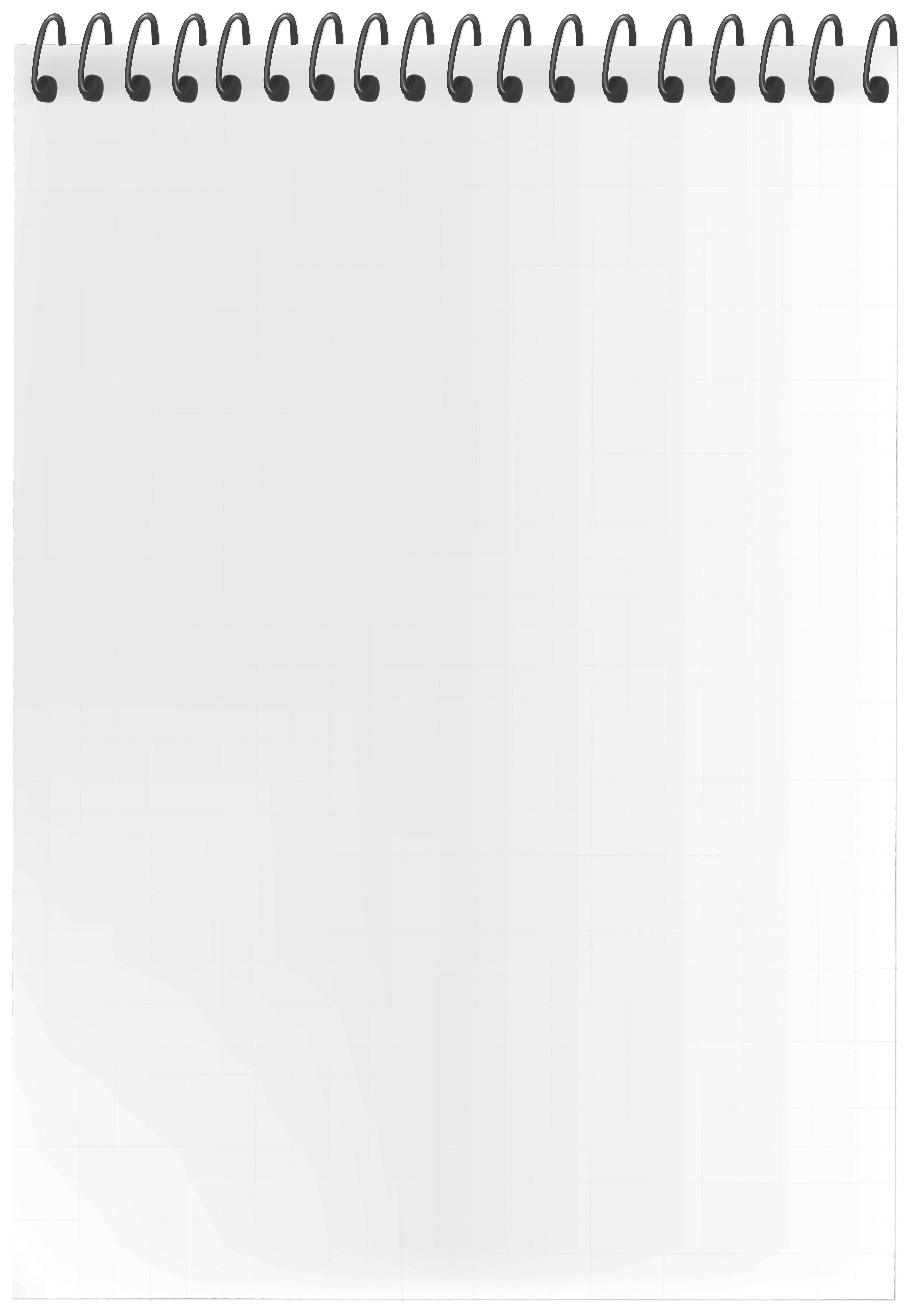 spiral blank page png