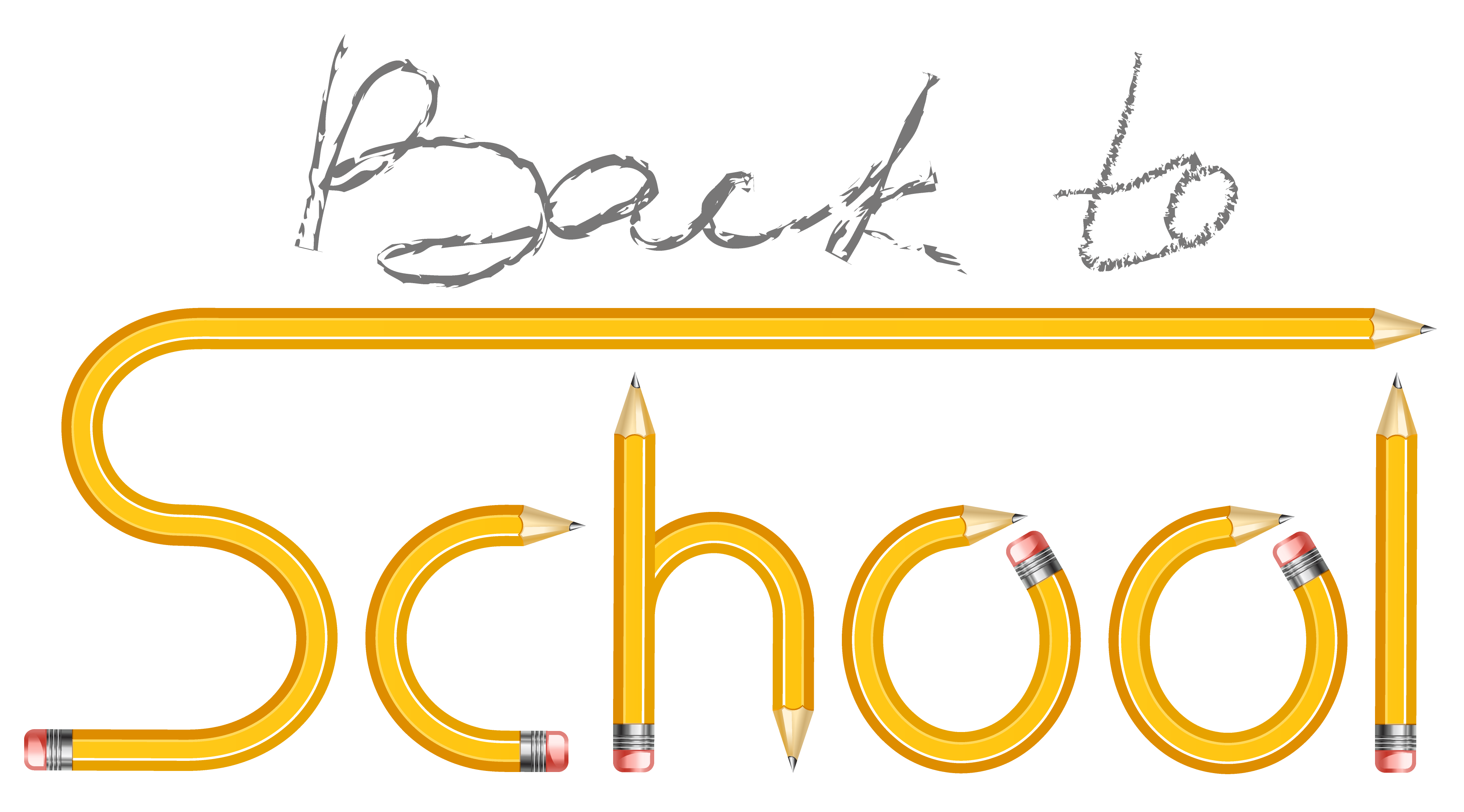 Transparent Back To School With Pencils PNG Clipart Image | Gallery ...