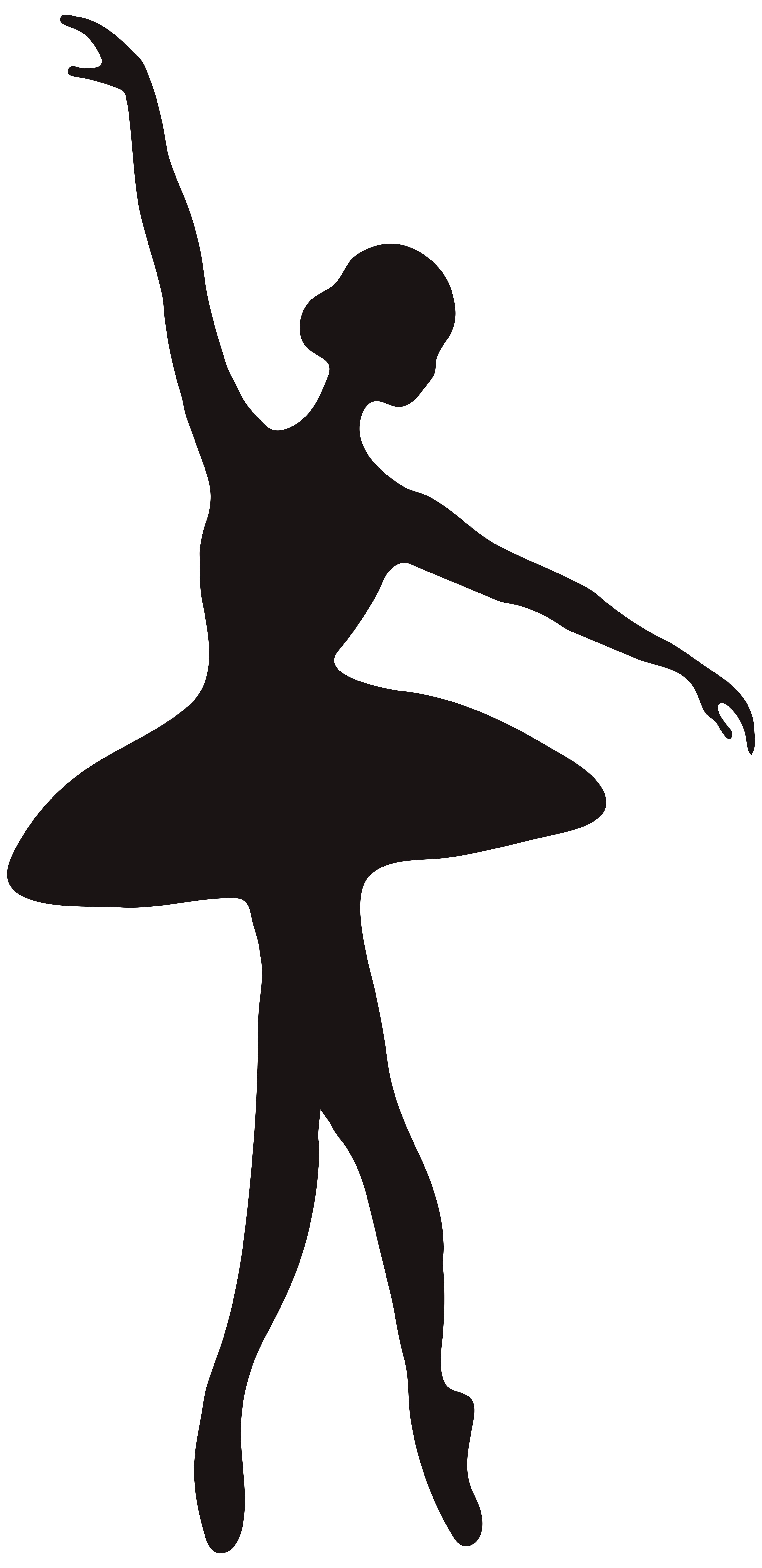 Ballerina Silhouette PNG Clip Art | Gallery Yopriceville - High-Quality and Transparent PNG Clipart