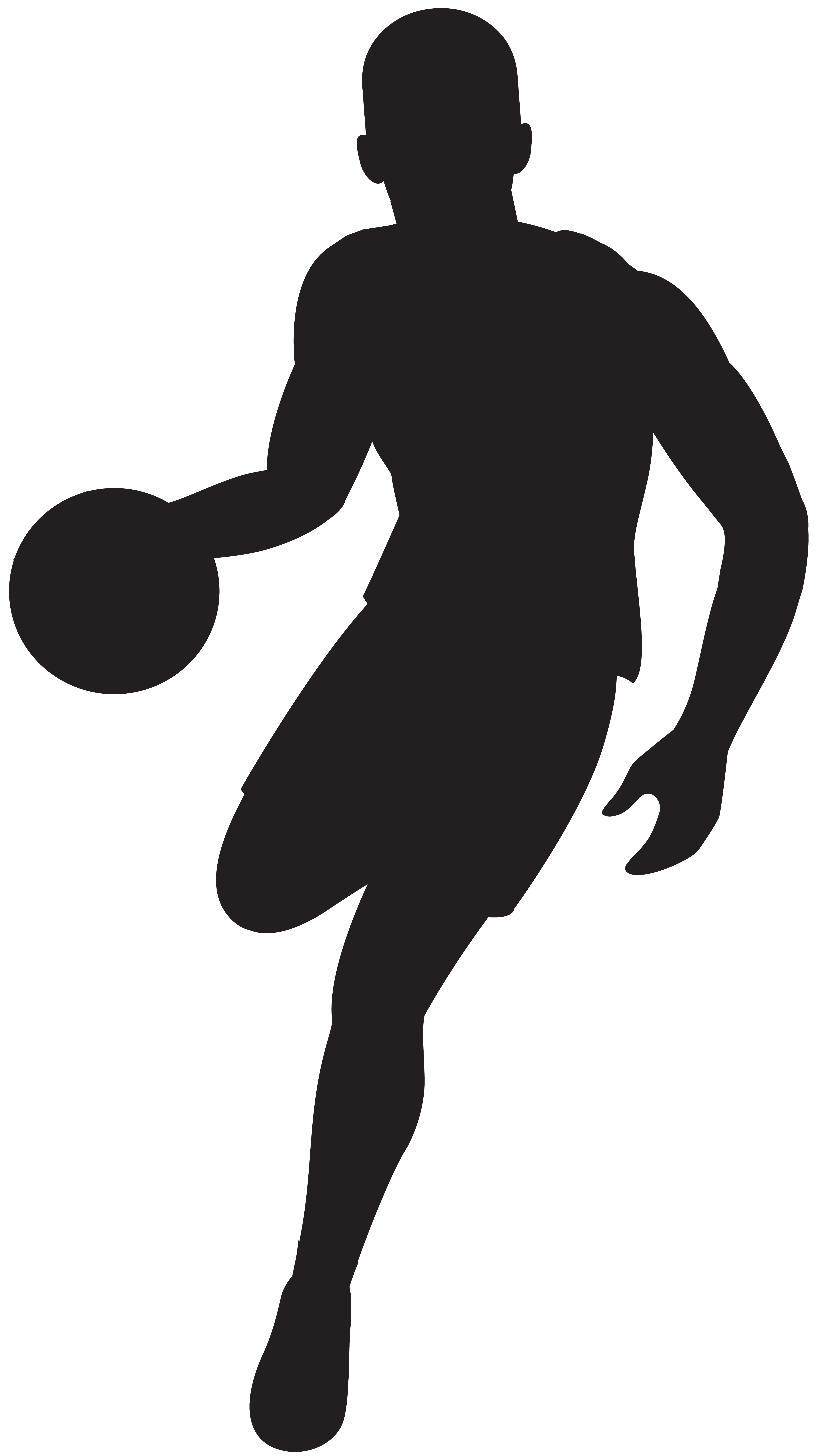 basketball silhouette png