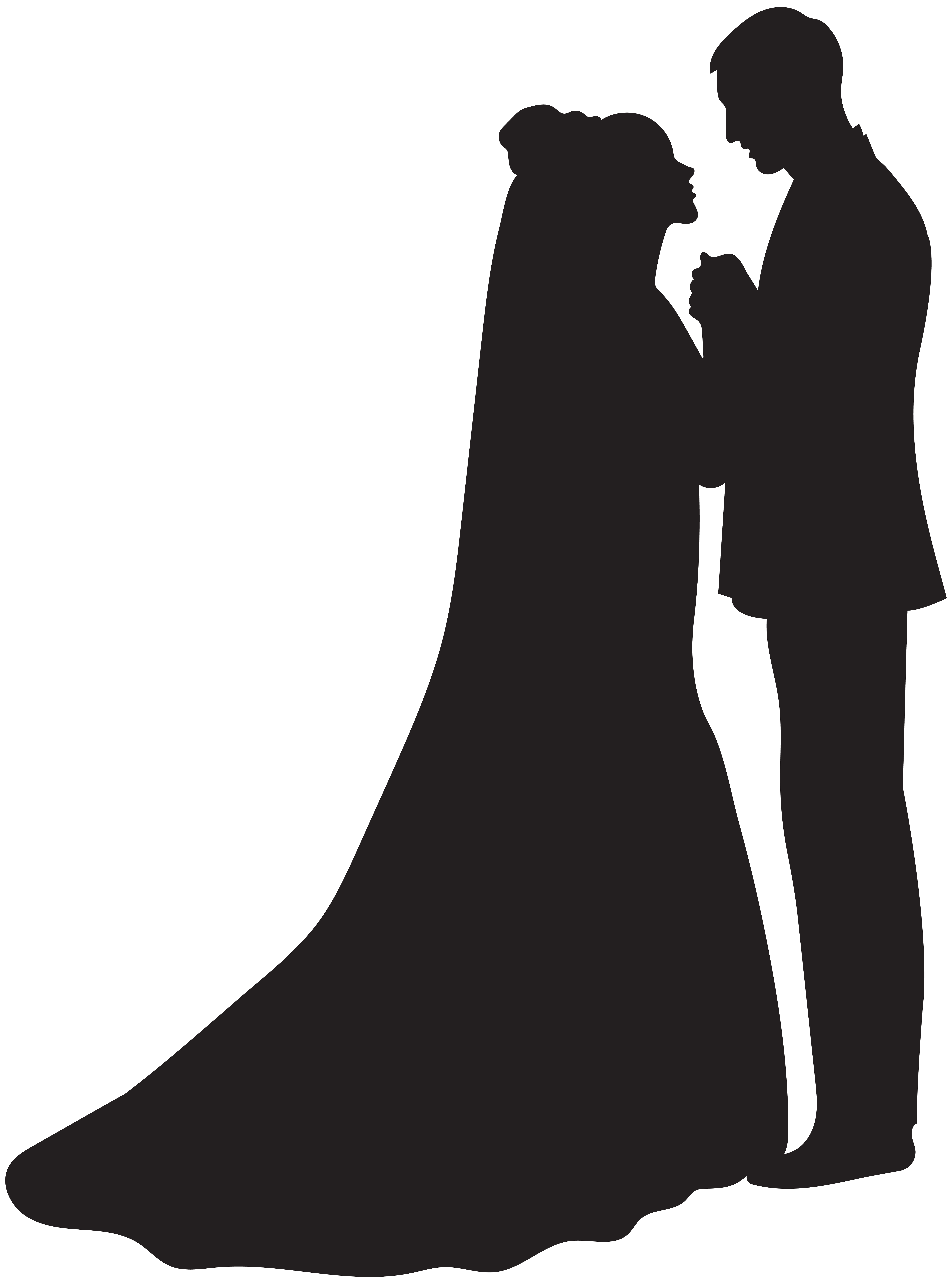 Bride And Groom Silhouette Png Clip Art Gallery Yopriceville High