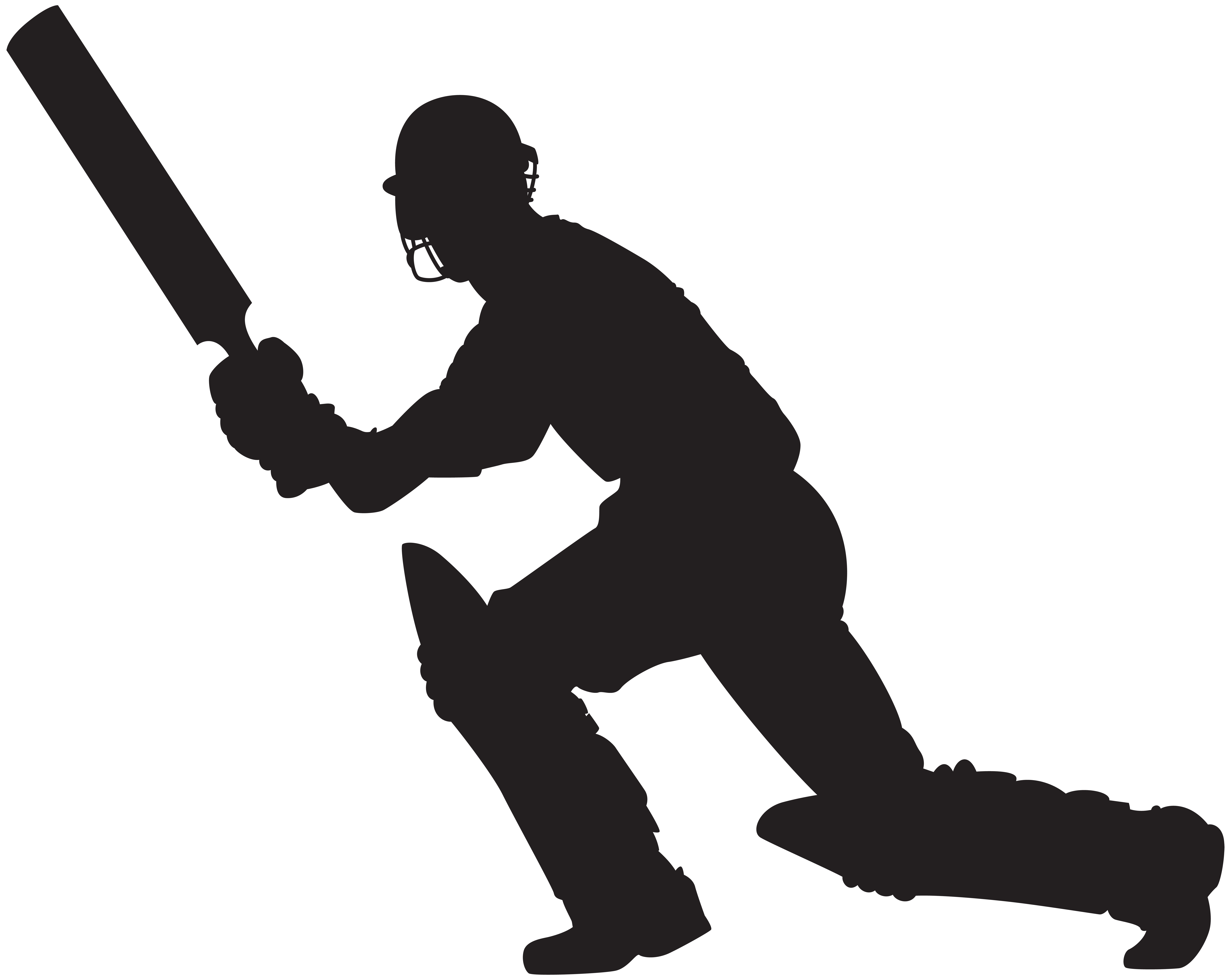 cricket player silhouette png clip art image gallery video game christmas ornament