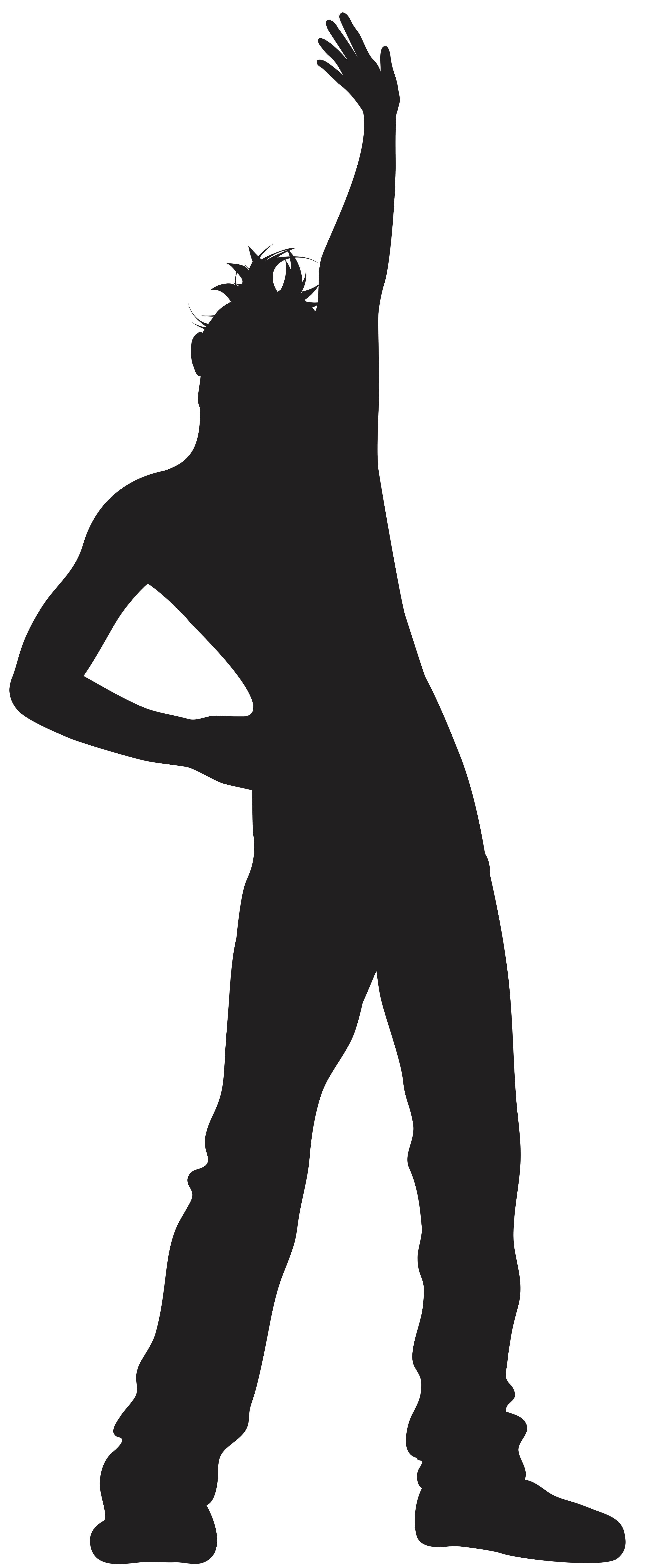 Dancing Man Silhouette PNG Transparent Clip Art Image | Gallery