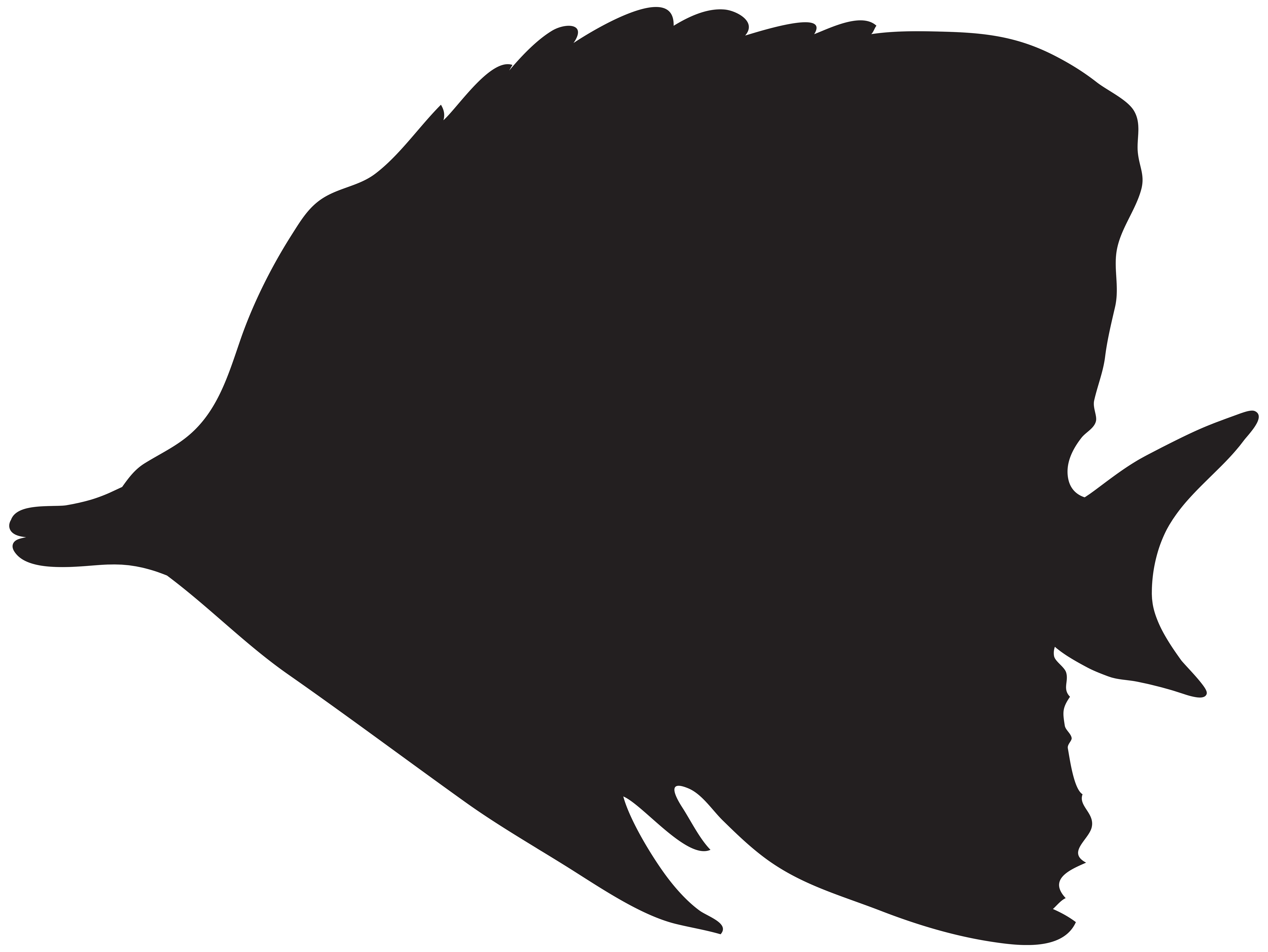 school of fish silhouette png