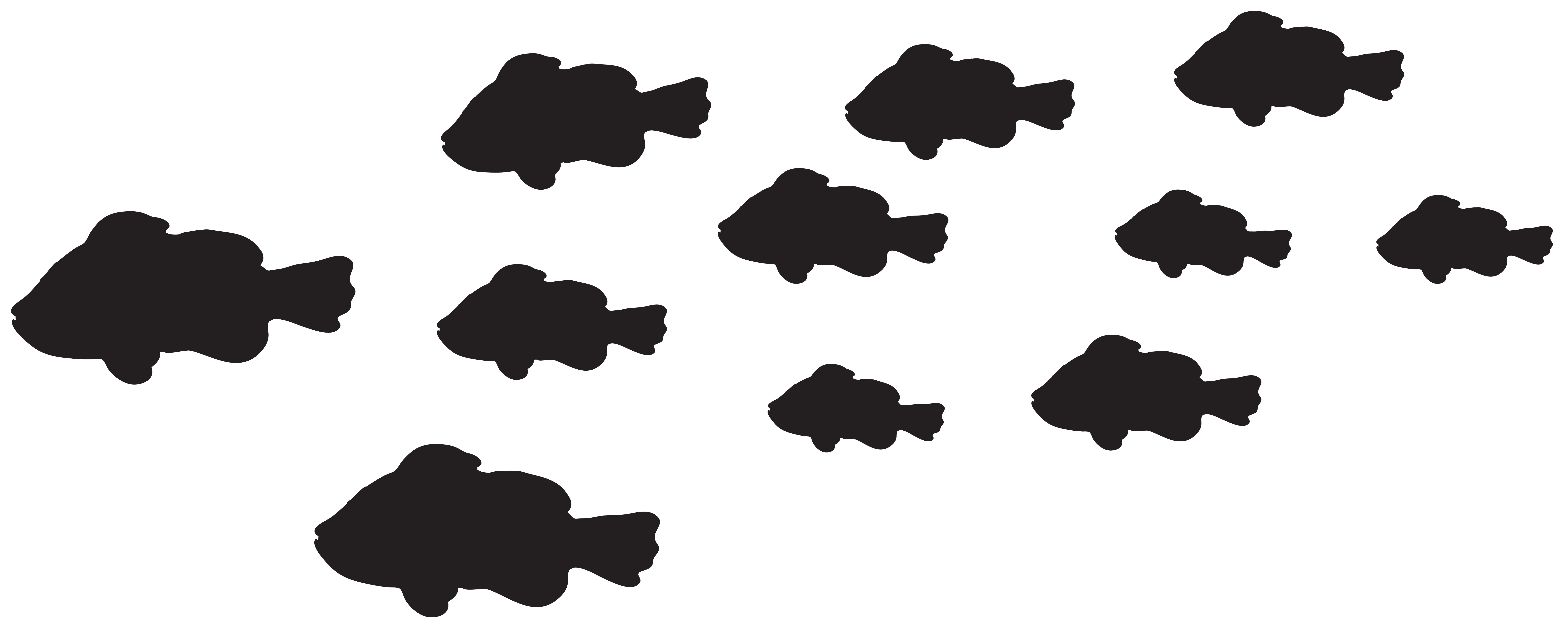 Download Fishes Silhouette PNG Clip Art Image | Gallery ...