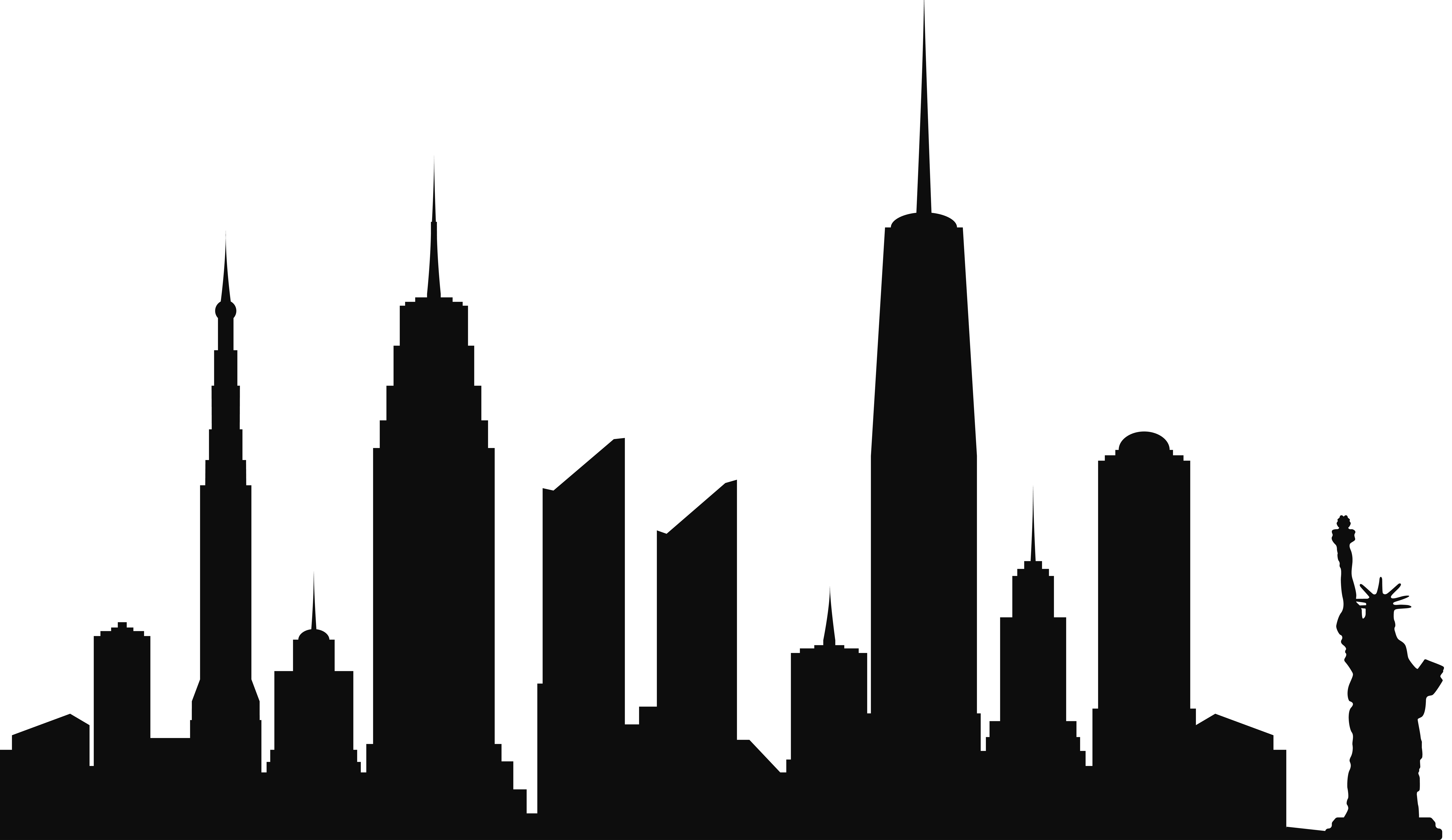 new york city skyline silhouette