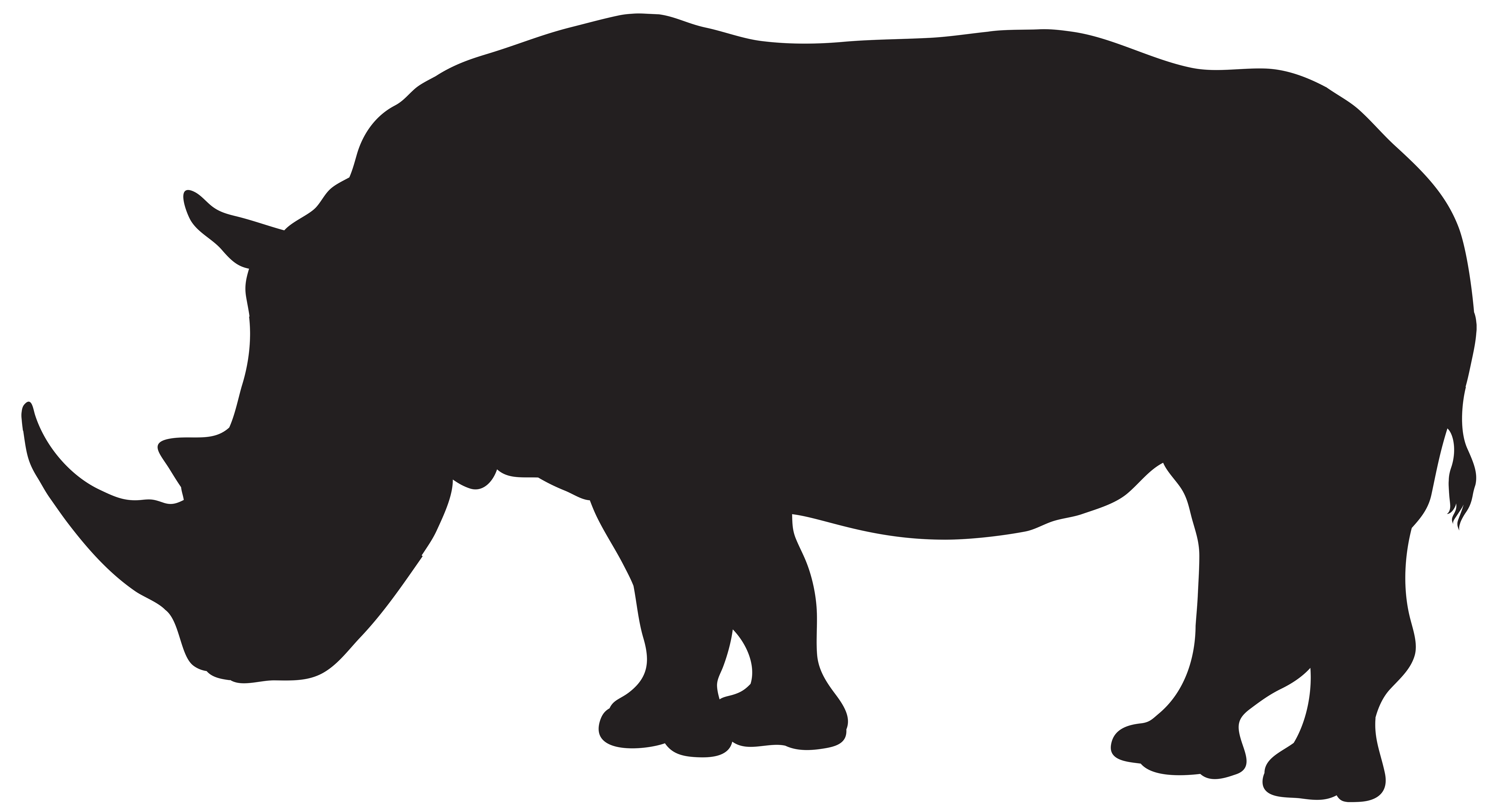 photo Rhino Silhouette Png gallery yopriceville