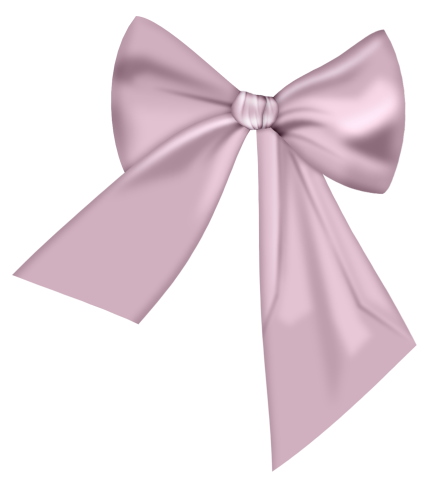 soft pink bow clip art