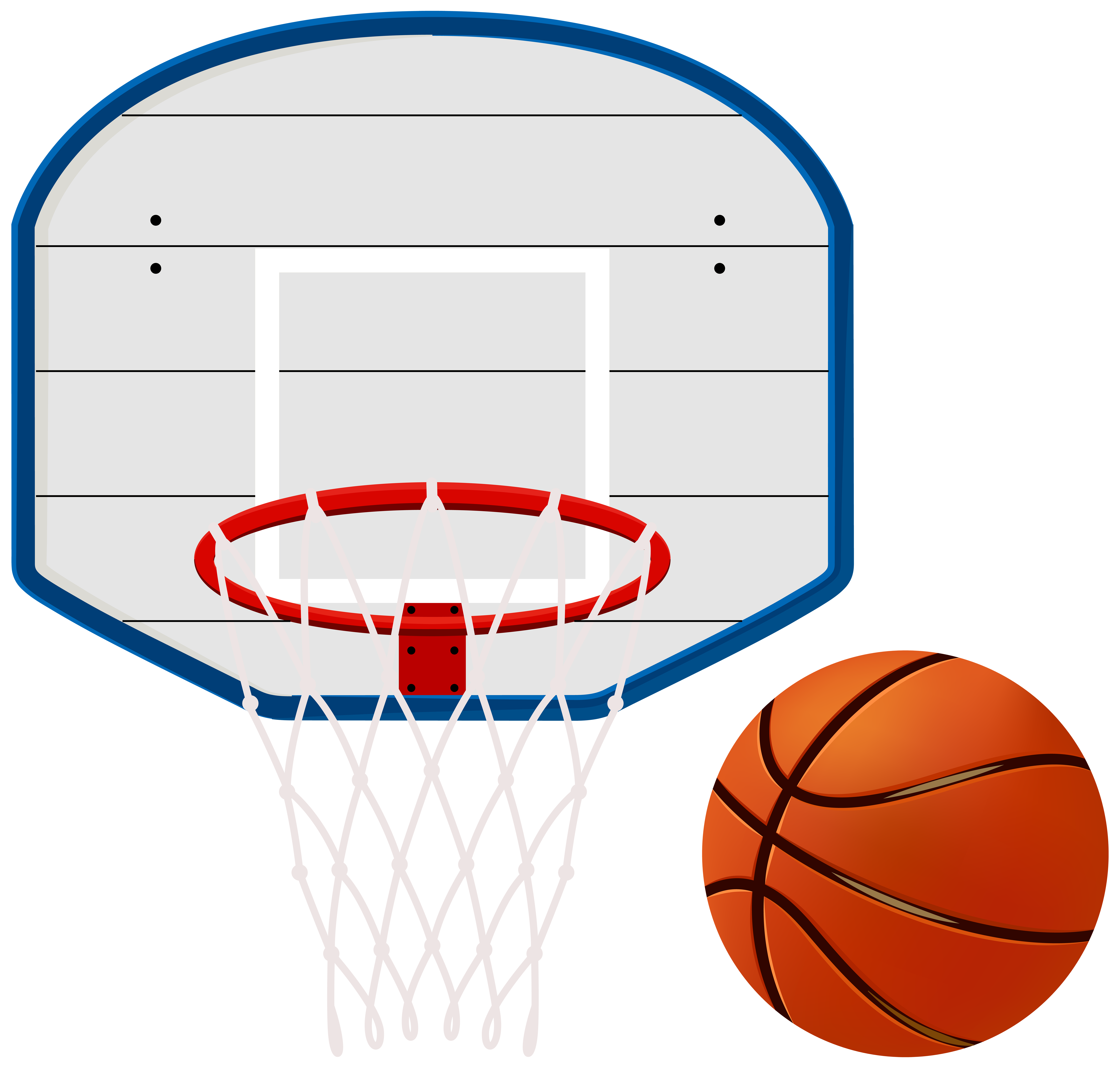 Basketball Hoop Clip Art Image | Gallery Yopriceville - High-Quality