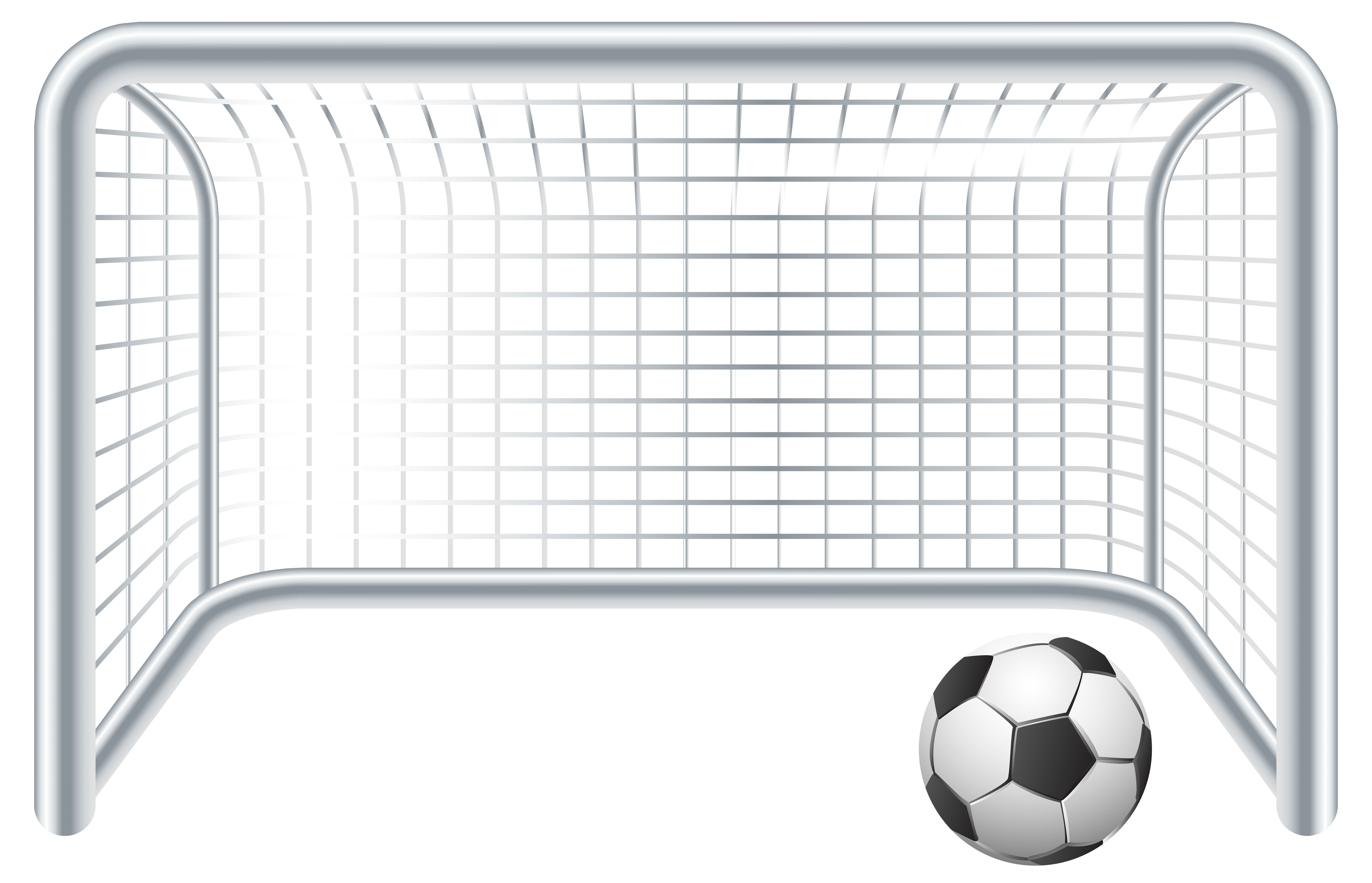 Soccer Ball and Goal Gate PNG Clip Art Image | Gallery Yopriceville