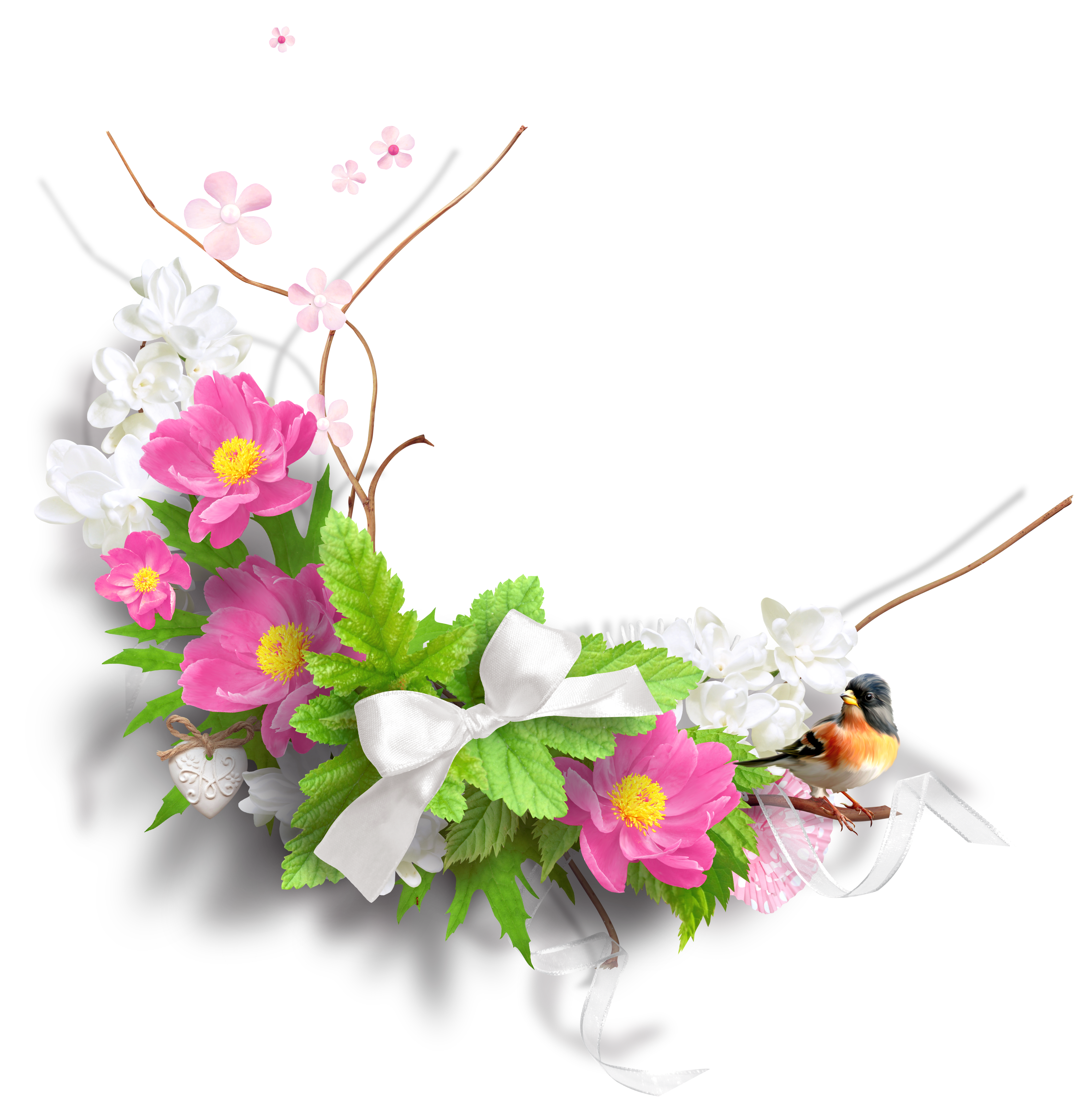 Spring Flowers Background​  Gallery Yopriceville - High-Quality Free Images  and Transparent PNG Clipart