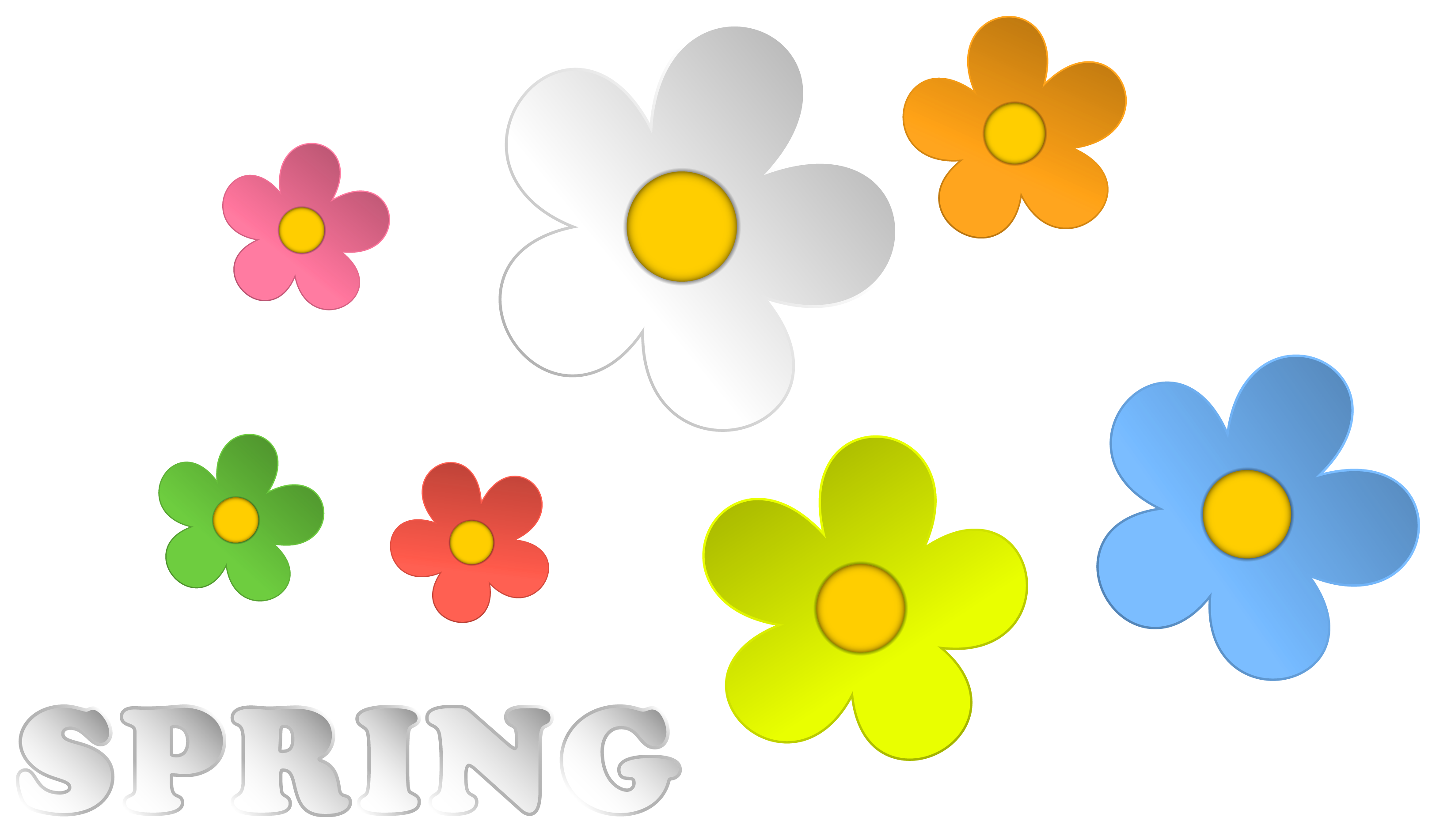 spring flowers clip art free