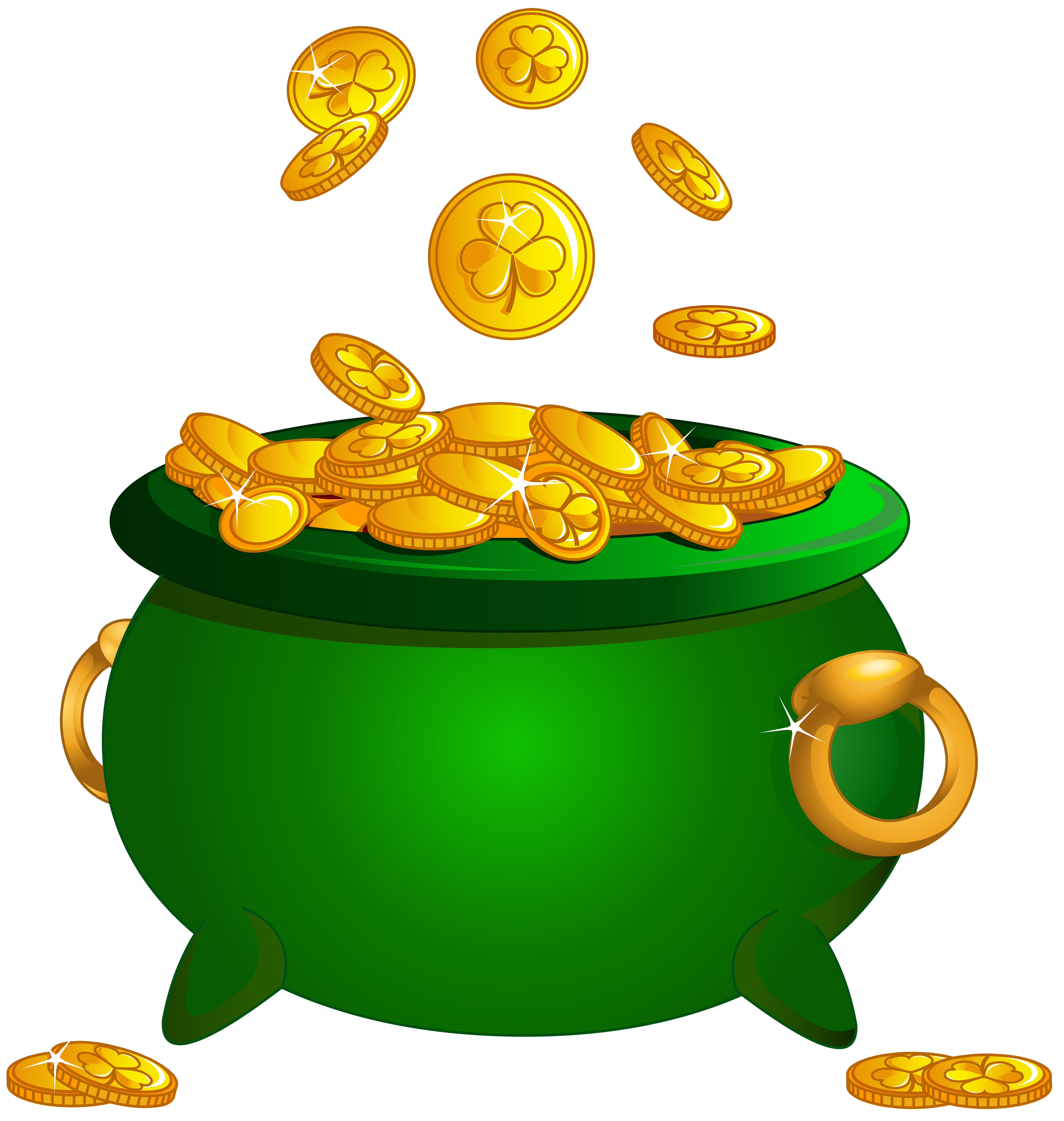 Download Free SVG Cut File - Lucky Pot of Gold SVG St. Patrick's Day C...