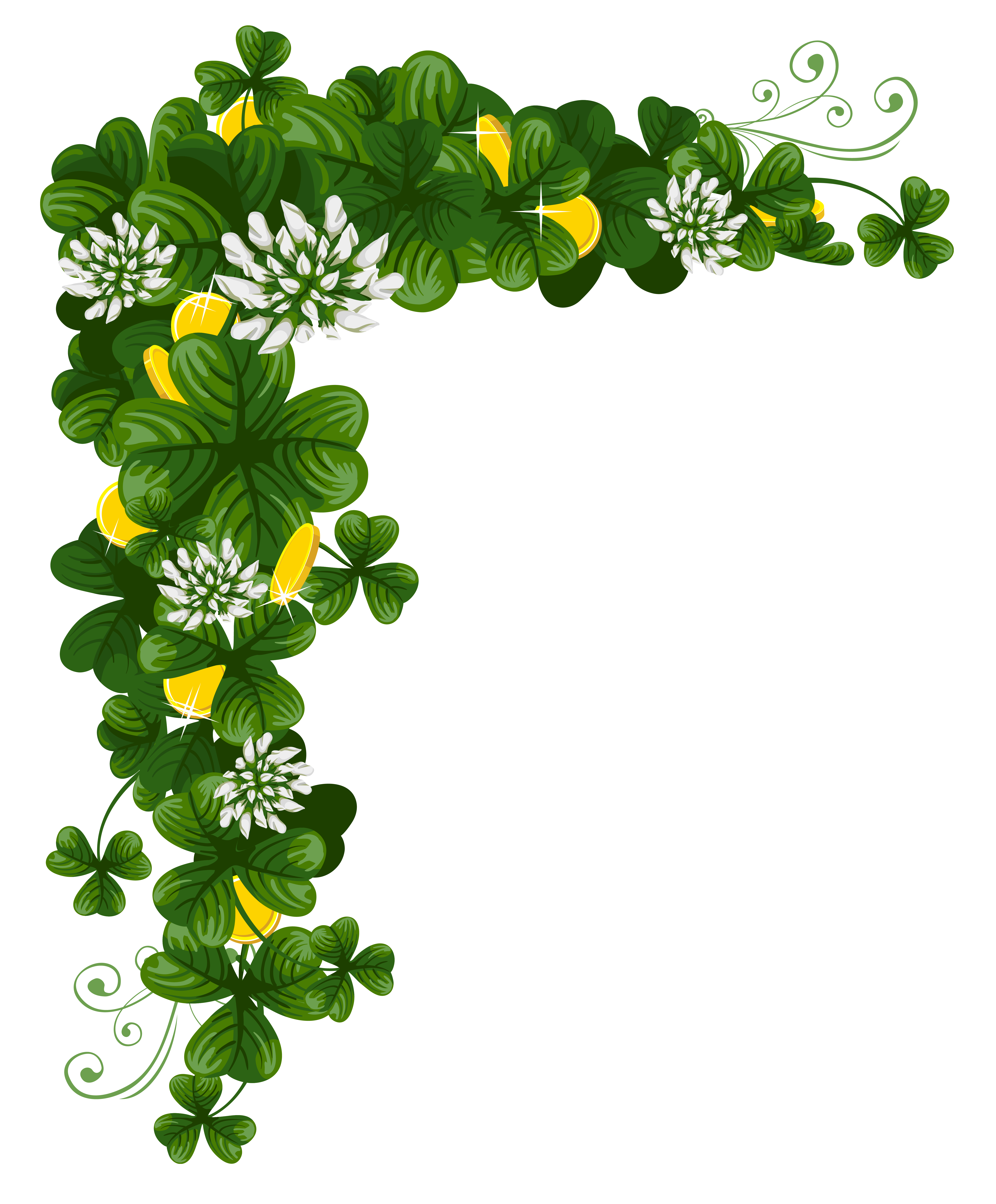 shamrock border clip art free