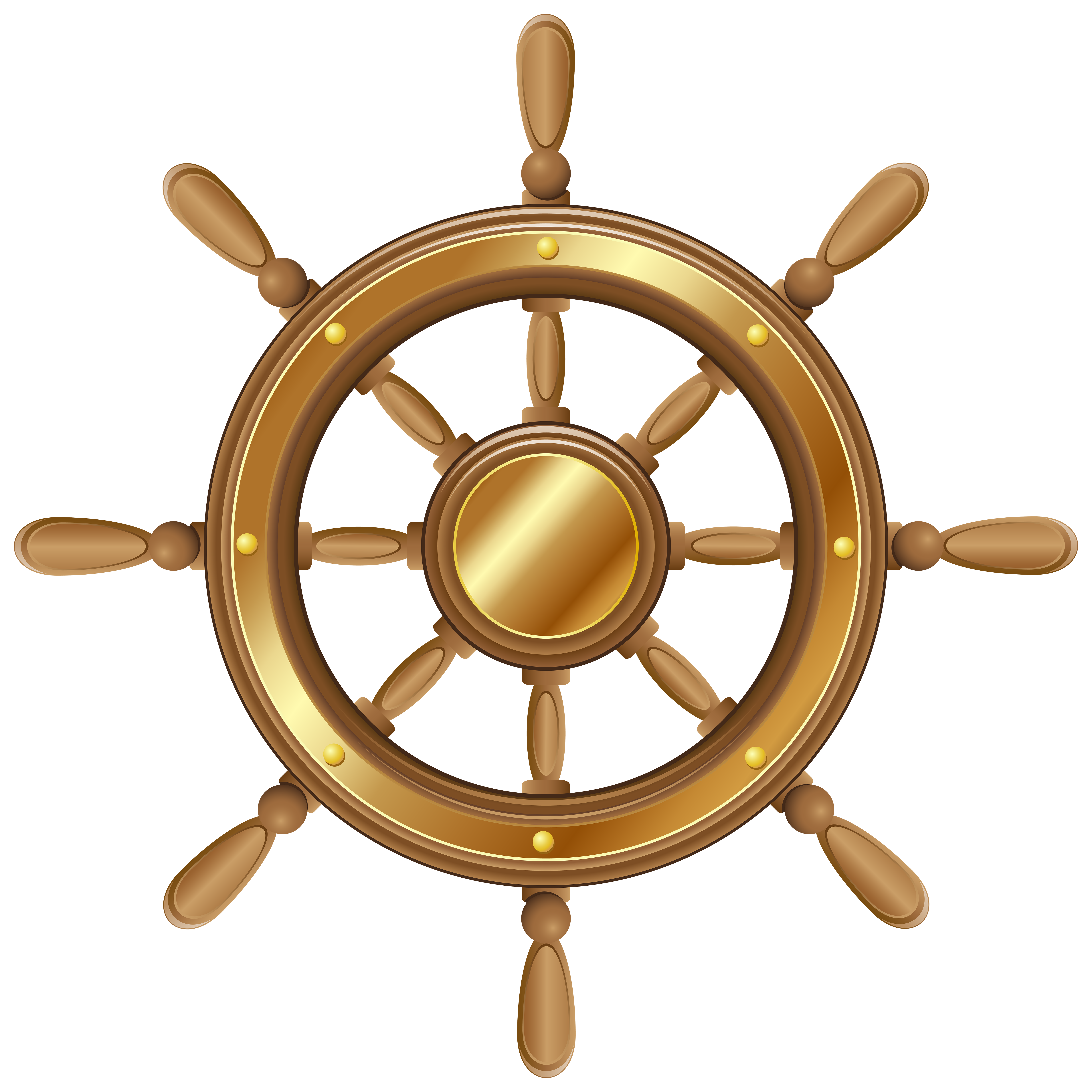 Boat Wheel Transparent PNG Clip Art Image | Gallery Yopriceville - High