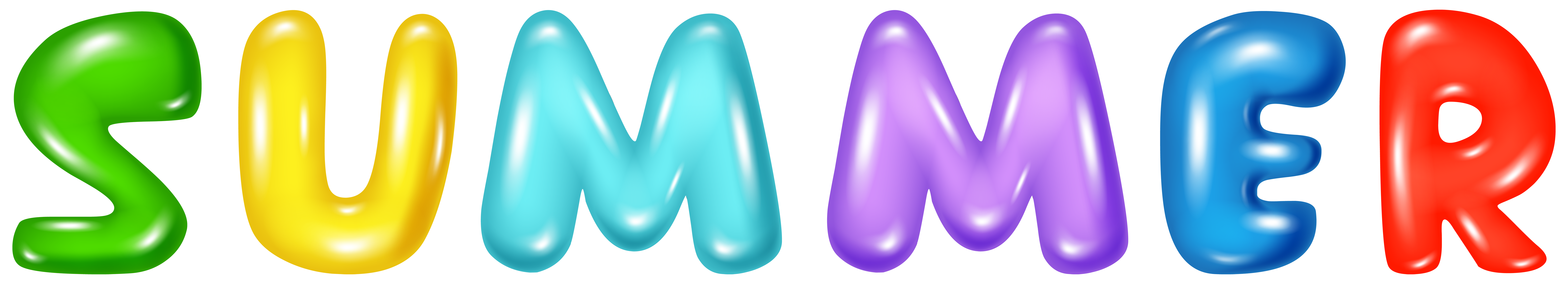 Colorful Summer Text PNG Clip Art Image | Gallery ... (8000 x 1452 Pixel)