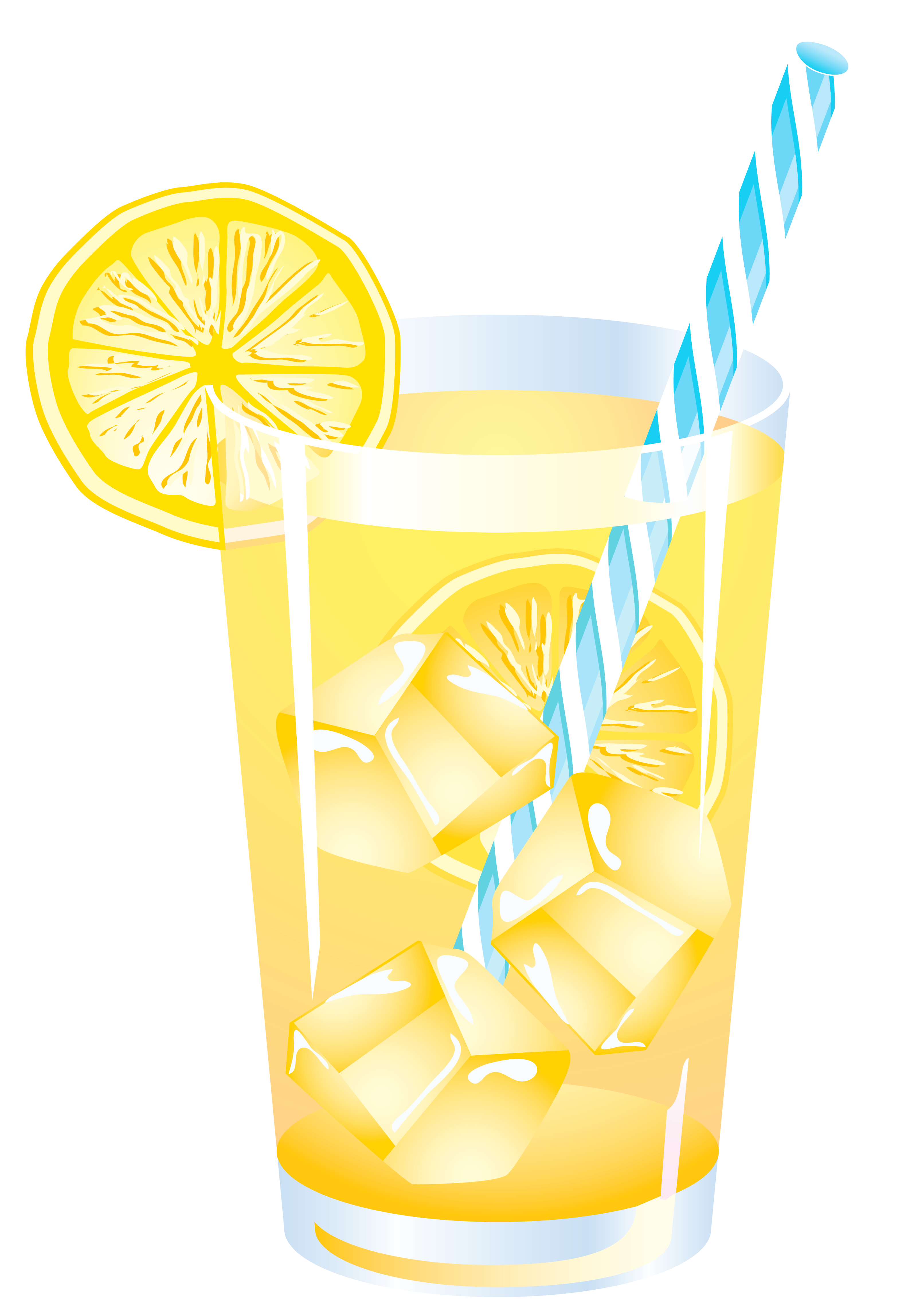 Lemon Summer Drink PNG Vector Clipart | Gallery ...